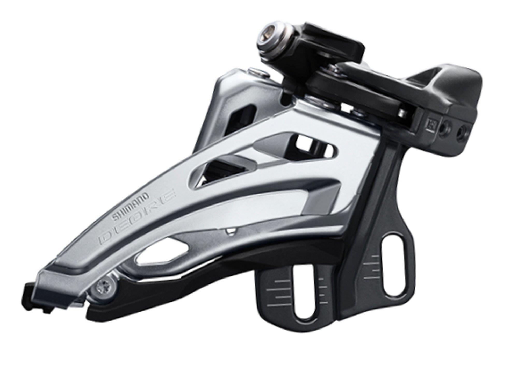 Shimano Umwerfer Deore FD-M6020-E ab 2018 10x2-fach Sideswing Direct-Mount E-Type Frontpull 66-69° schwarz ***