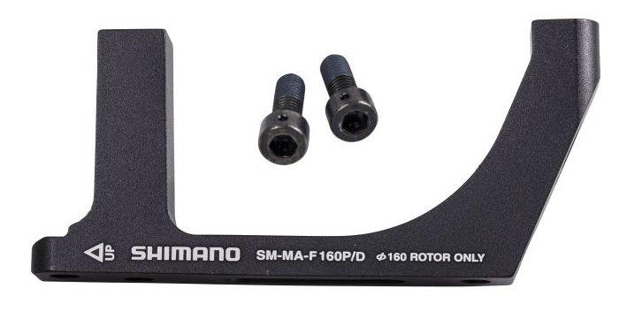 Shimano Adapter VR Postmount Bremse auf Flatmount Befestigung mit 160mm Scheibe SM-MA-F160P/D