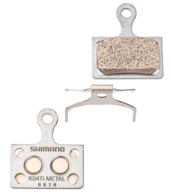 Shimano Bremsbeläge K04-Ti Pulvermetall mit Titan-Trägerplatte Y-8PU98020