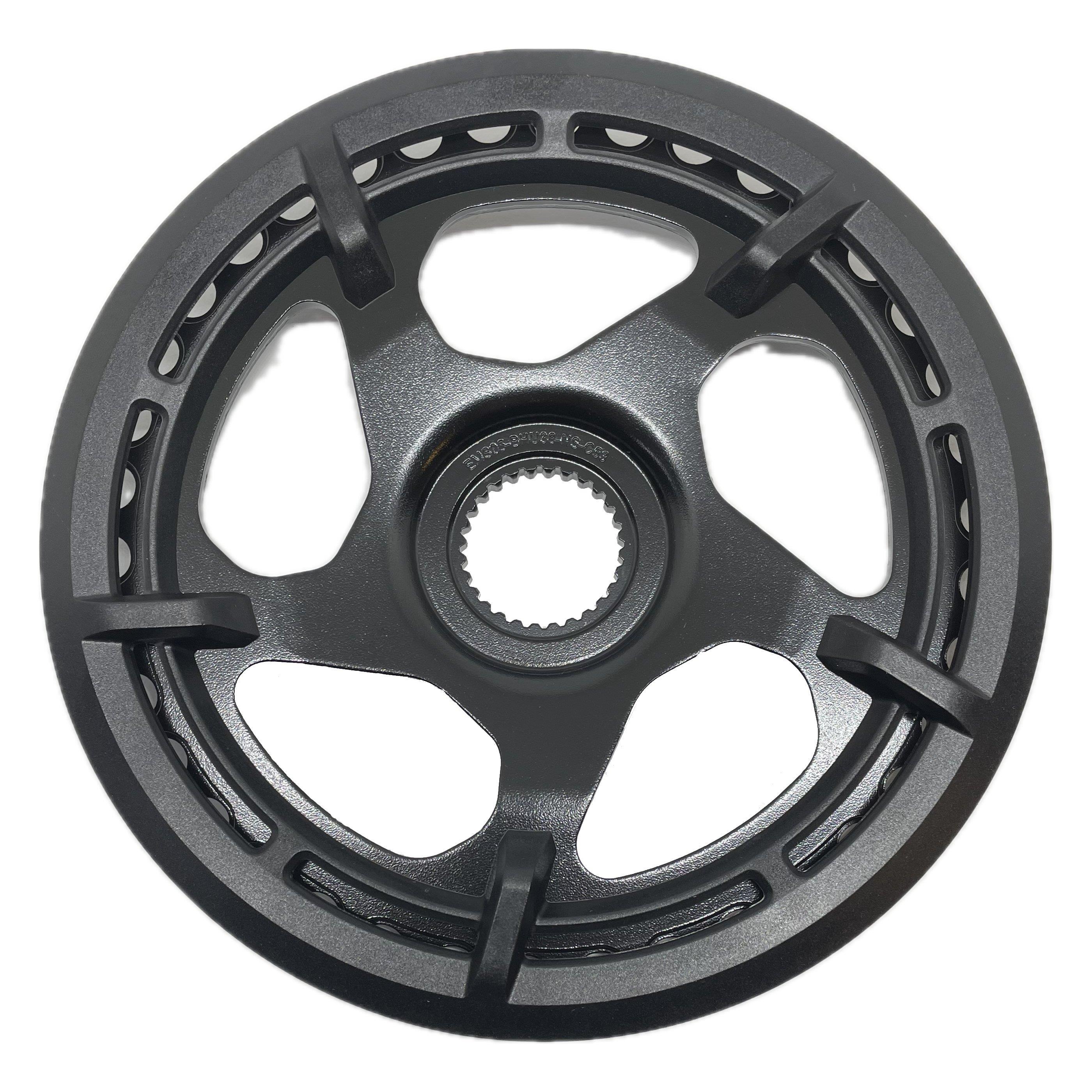 Samox Kettenblatt für Bosch Gen.5 Direktmontage 38 Zähne Stahl 53mm mit Schutzscheibe