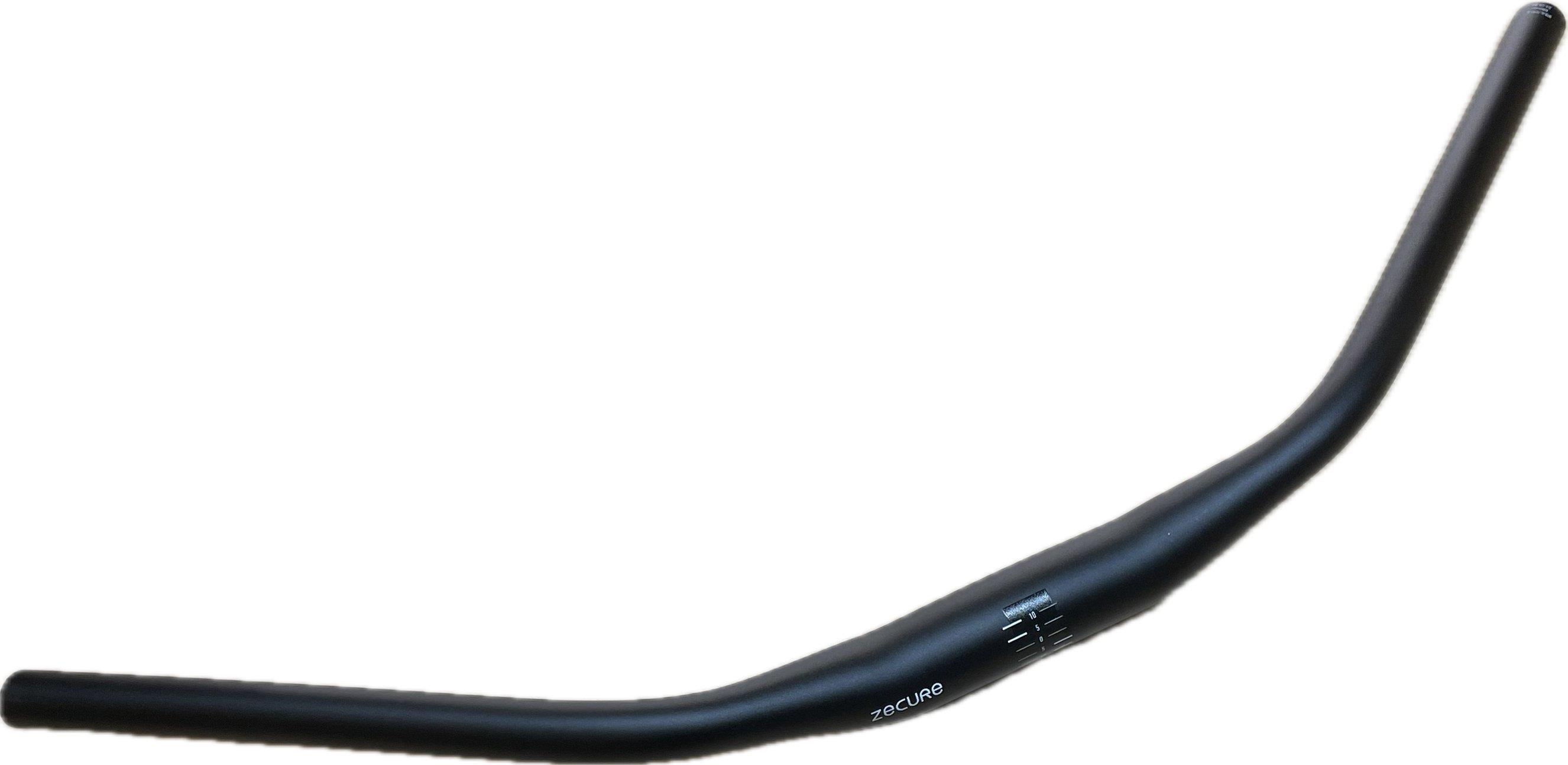 Zecure Lenker Trekking Sport Alu schwarz Ø 35,0mm mittlere Biegung (Lady-Town)
