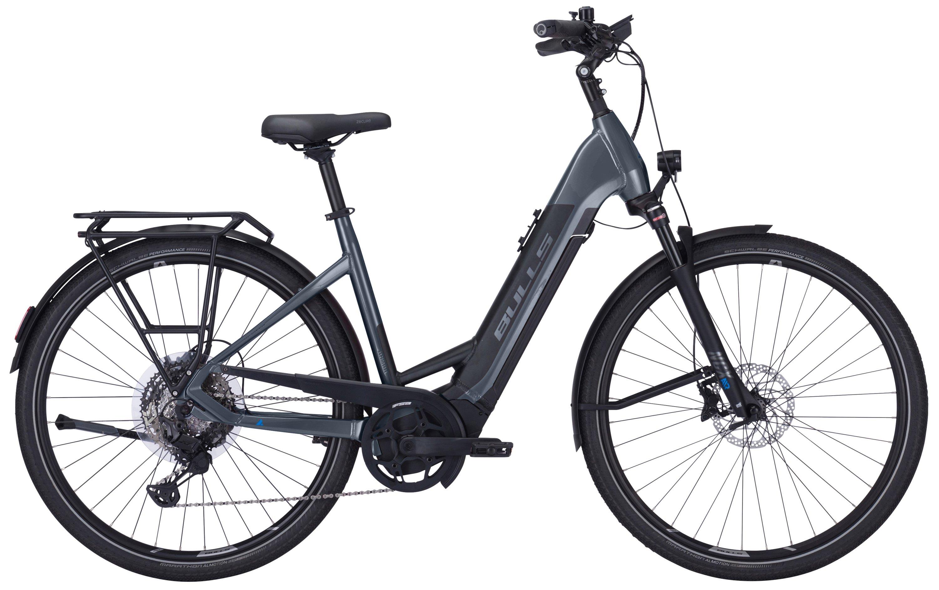 Bulls Pedelec Lacuba-Evo 11 Fit 2022 Tiefdurchstieg Unisex grey / black-matt 45cm