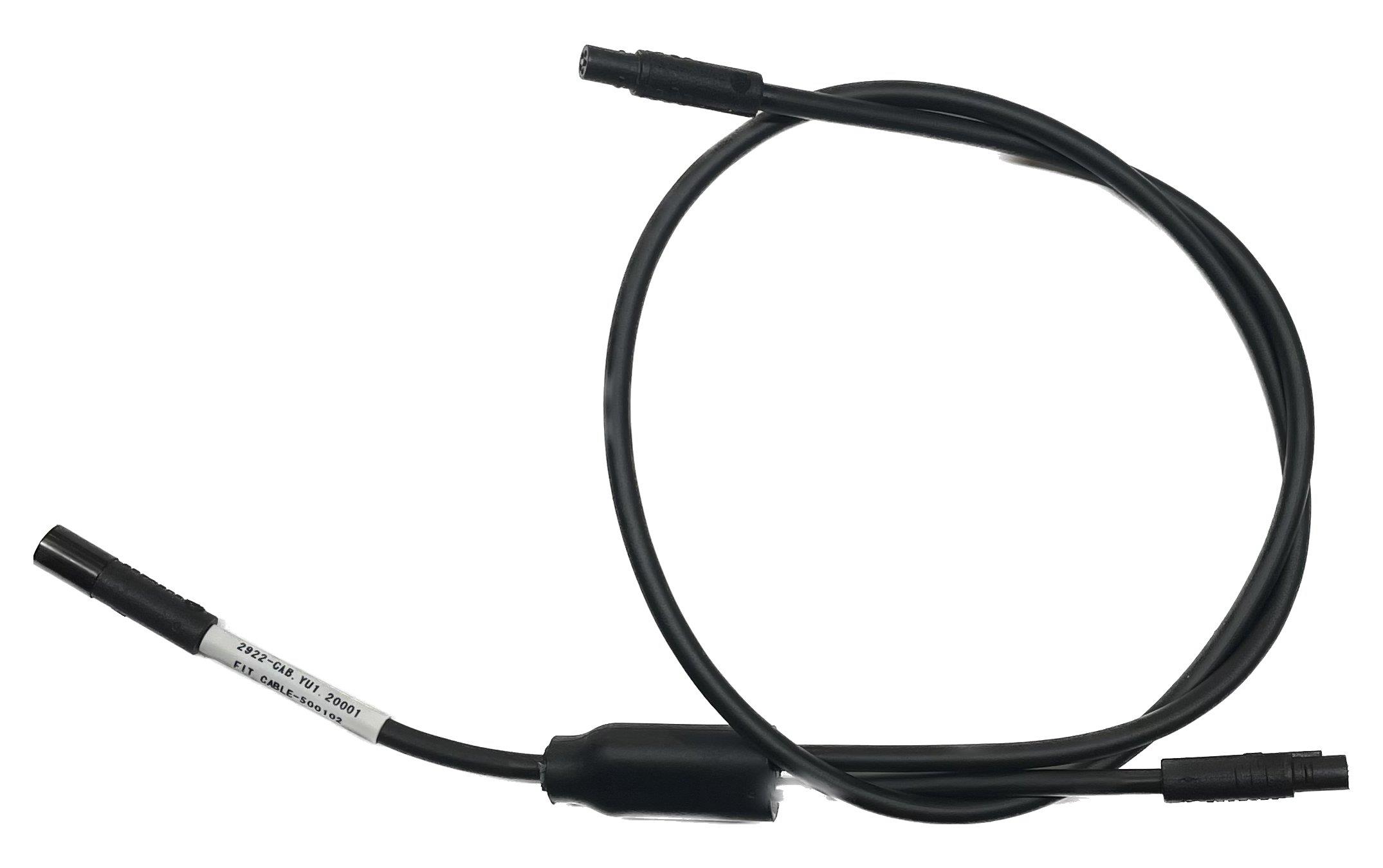 Biketec Y-Kabel (Verteilerkabel) für USB-Buchse und Remote-Display FIT 2.0 YU1.1 50-50-500mm
