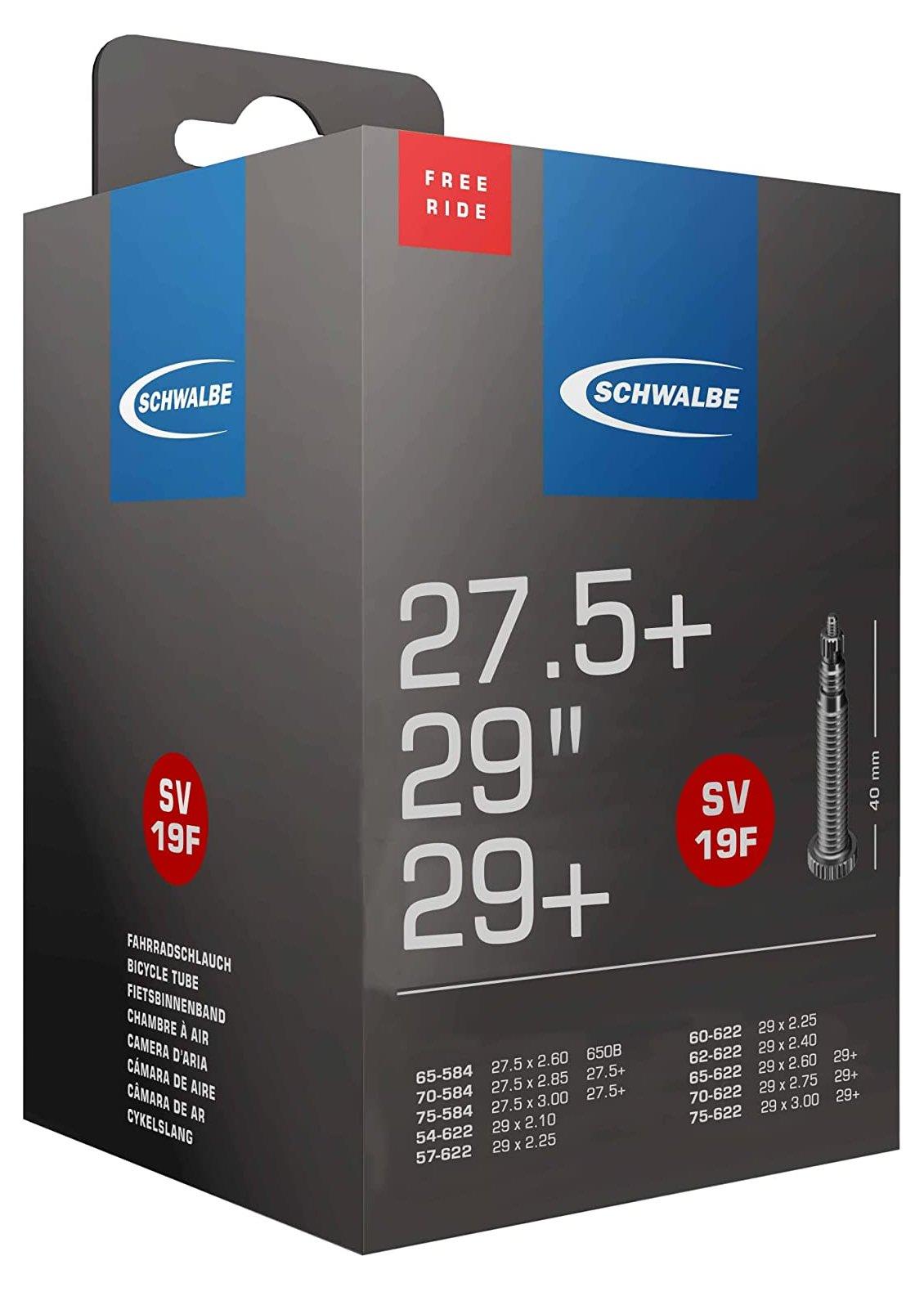 Schwalbe Schlauch 19F SV: 54-75 / 584-635