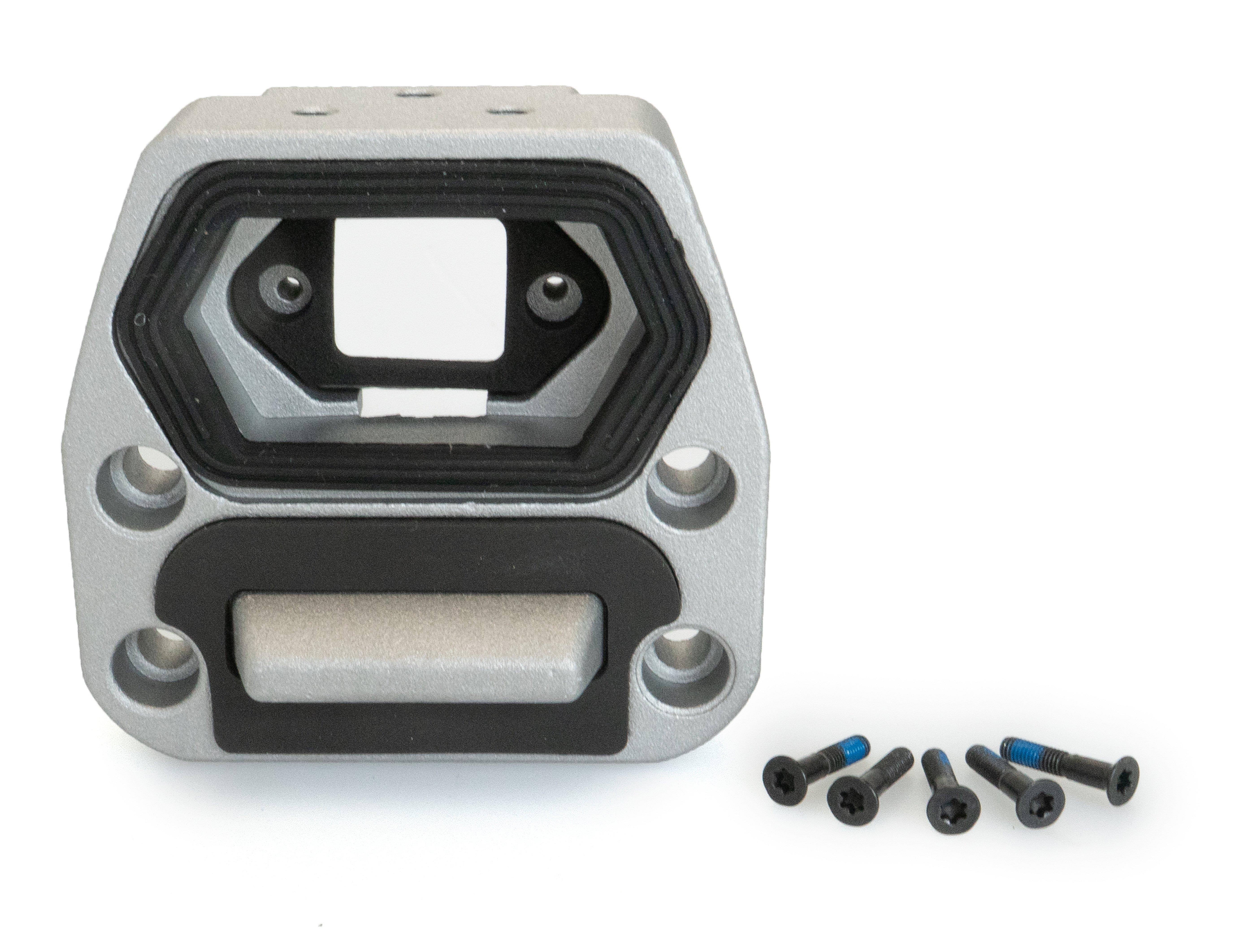 Biketec Akku-Aufnahme FIT2.0 für Tubepack unten mit Aufnahme für Akkustecker / Akkuterminal