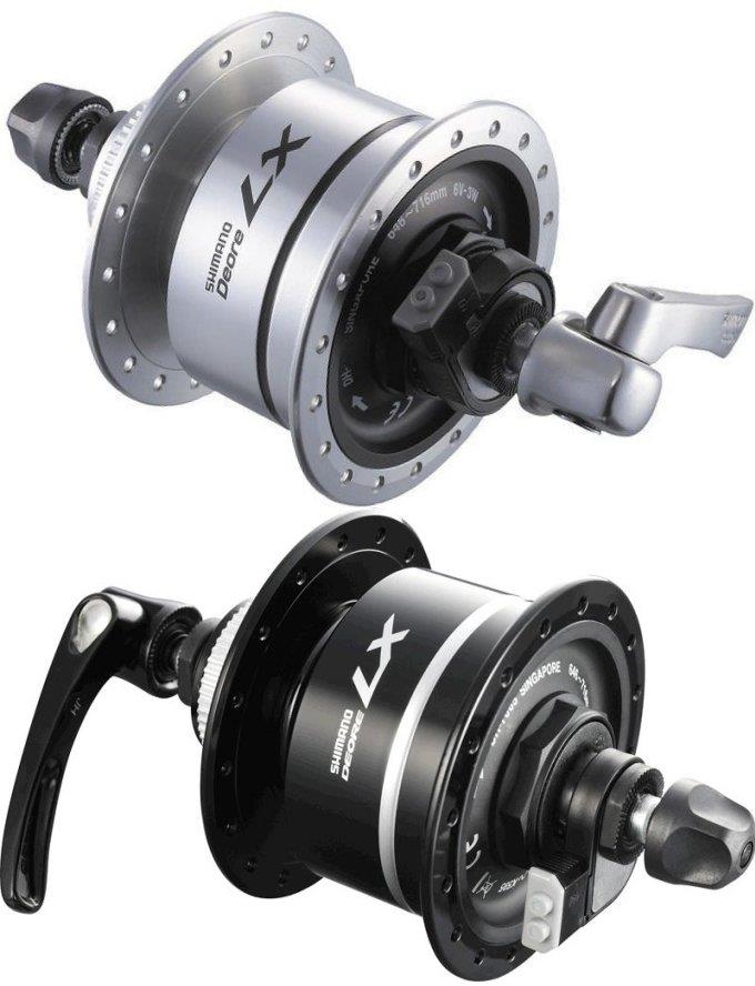Shimano Nabendynamo DH-T675-3N LX für Scheibenbremse Center-Lock mit Schnellspanner