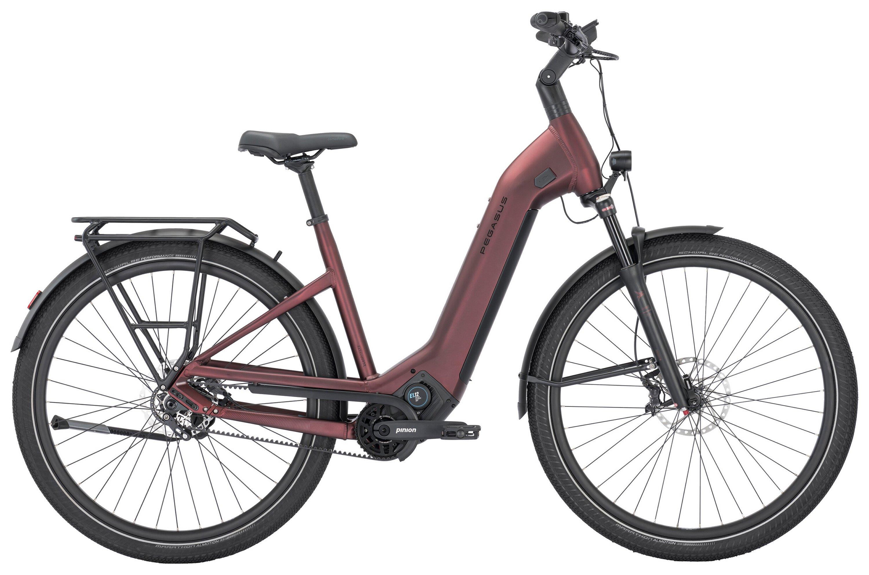 Pegasus Pedelec Estremo Evo-12 Lite FIT 2025 Damen Wave ruby red metallic matte 45cm / Gr.S
