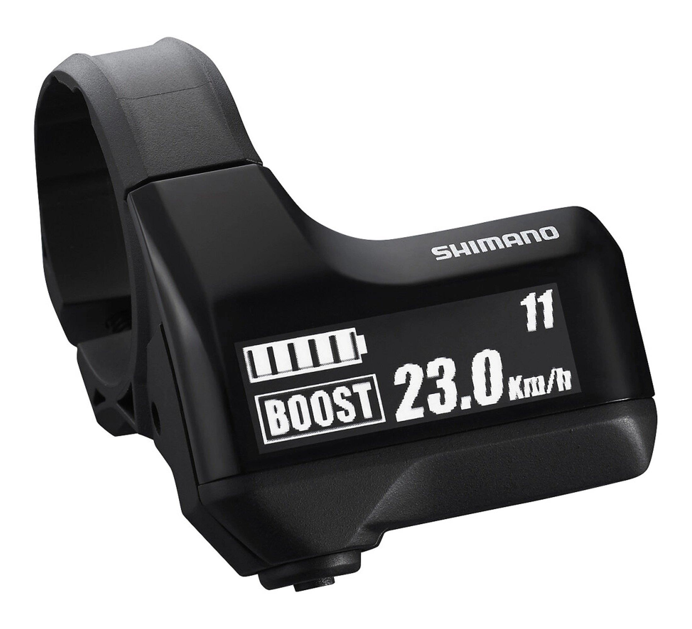 Shimano Bediendisplay Steps SC-E7000 incl. Lenkerschelle für 35,0/31,8mm