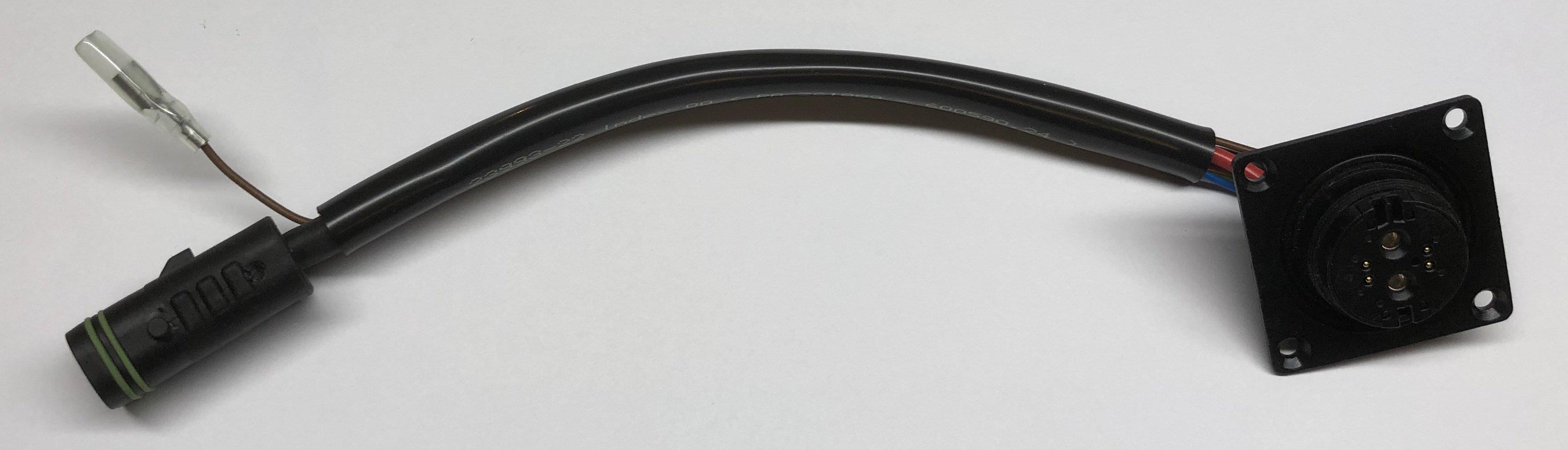 Brose / BMZ Akku-Kabel Eukutec AS auf Rosenberger 181,5mm mit externer Wake-Leitung