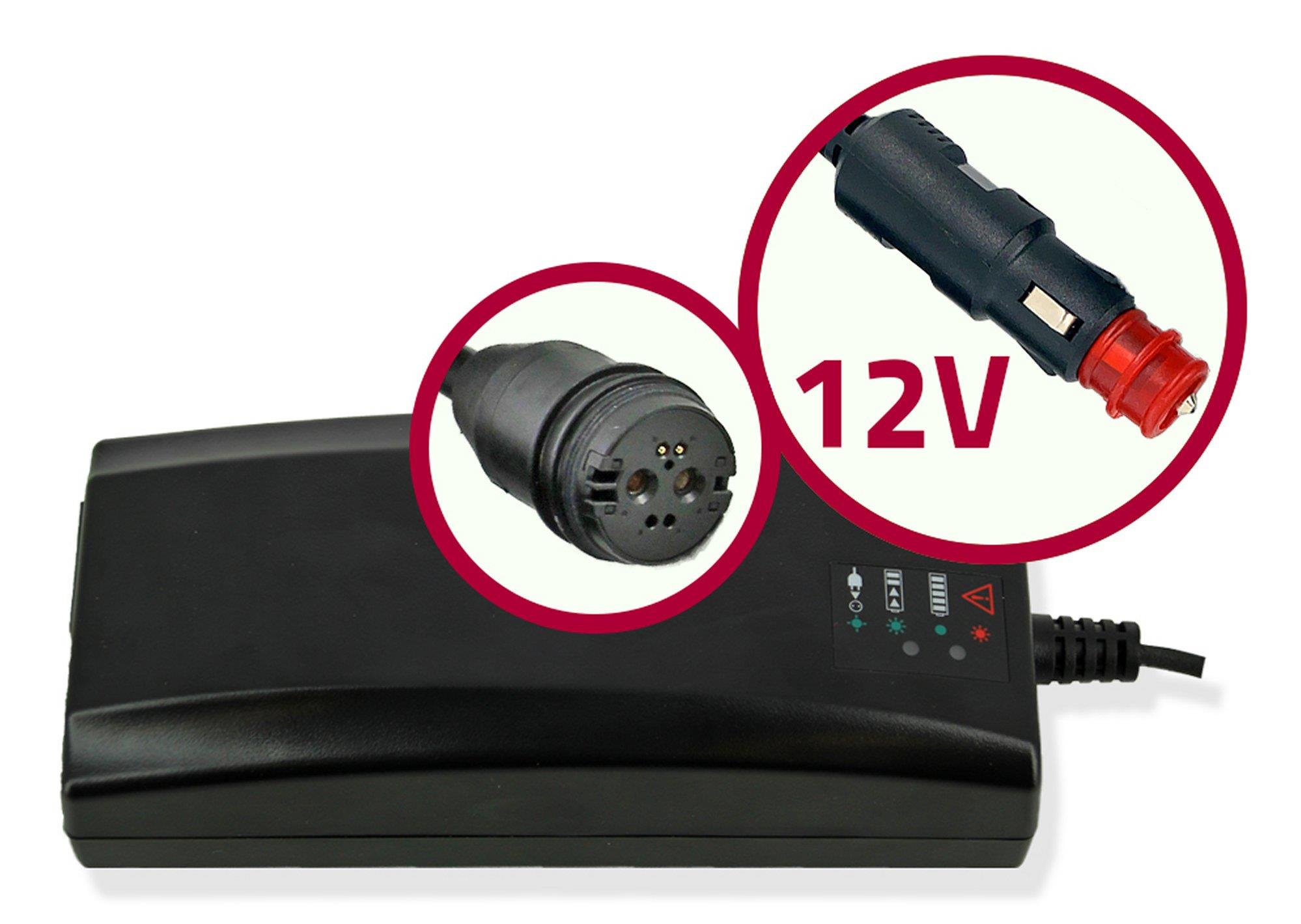 Bulls / BMZ Ladegerät 2A 12 Volt für Zigarettenanzünder