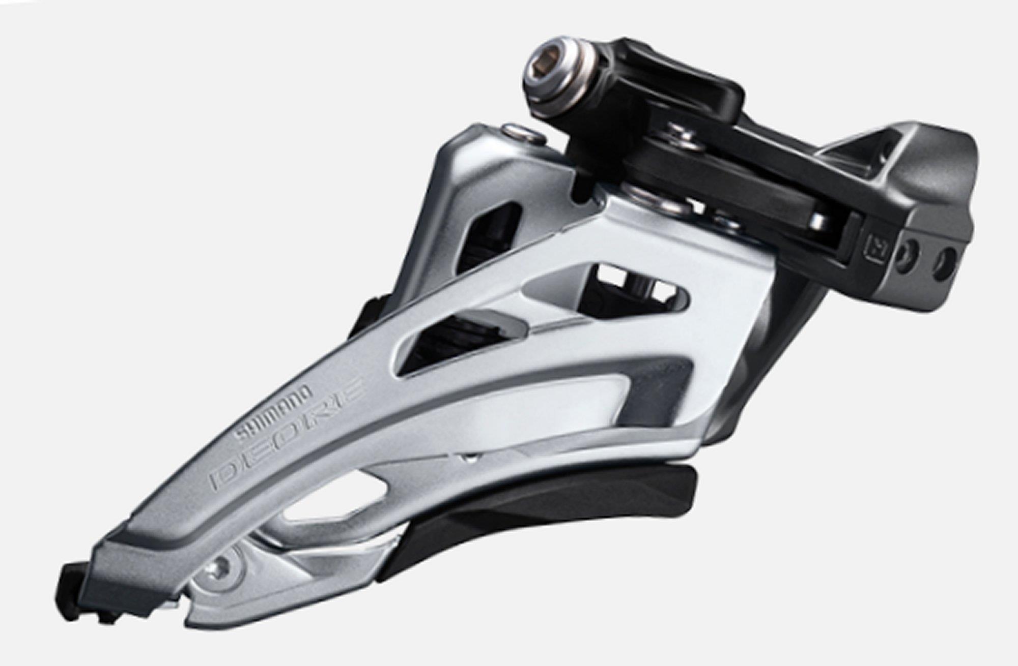 Shimano Umwerfer Deore FD-M6020-L ab 2018 10x2-fach Sideswing Low-Clamp Frontpull 66-69° schwarz ***