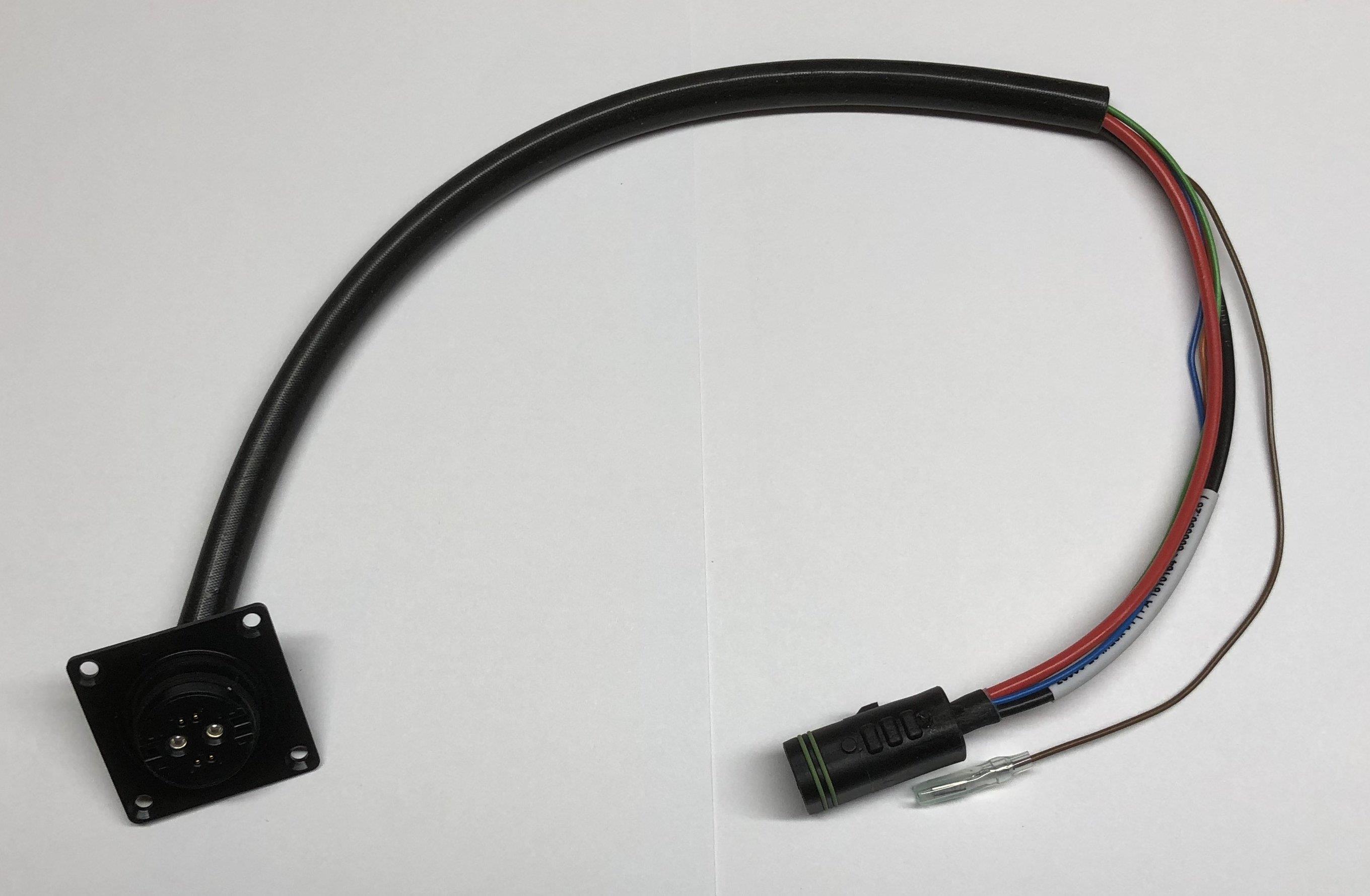 Brose / BMZ Akku-Kabel Eukutec AS auf Rosenberger 420mm mit externer Wake-Leitung