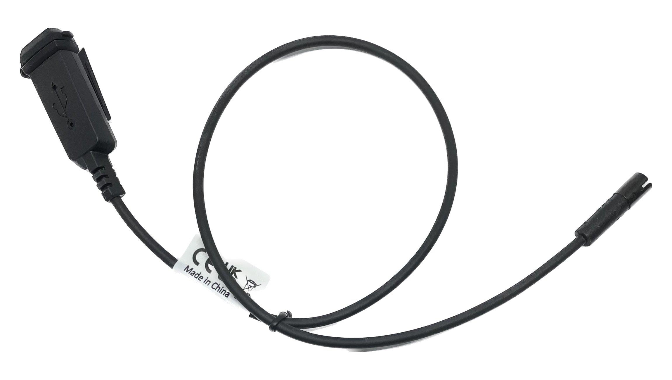 Biketec USB-C Ladebuchse 1.5 A mit Befestigung am Universal-Displayhalter 400mm