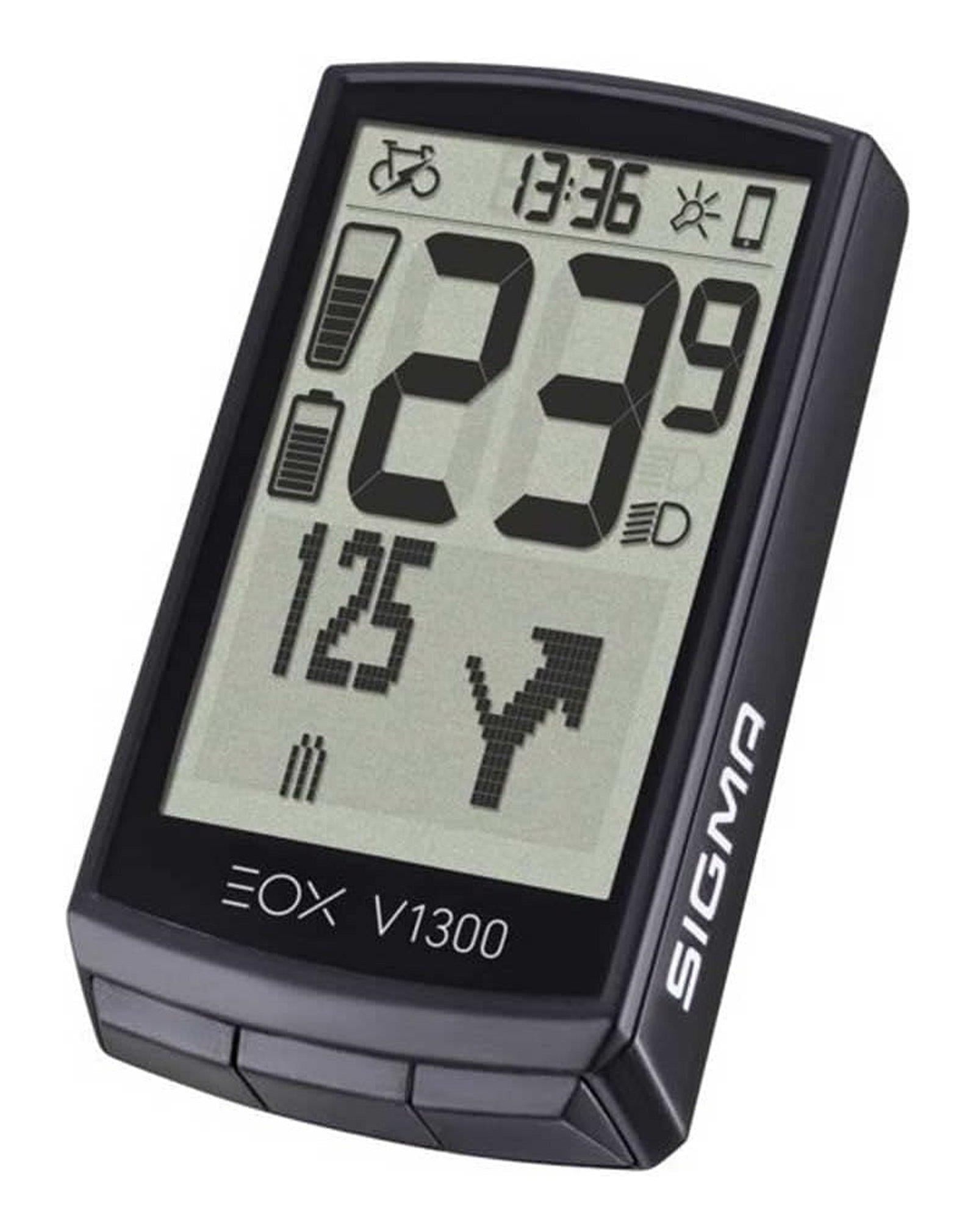 Display Sigma EOX View 1300 Display mit LCD-Anzeige kabellos