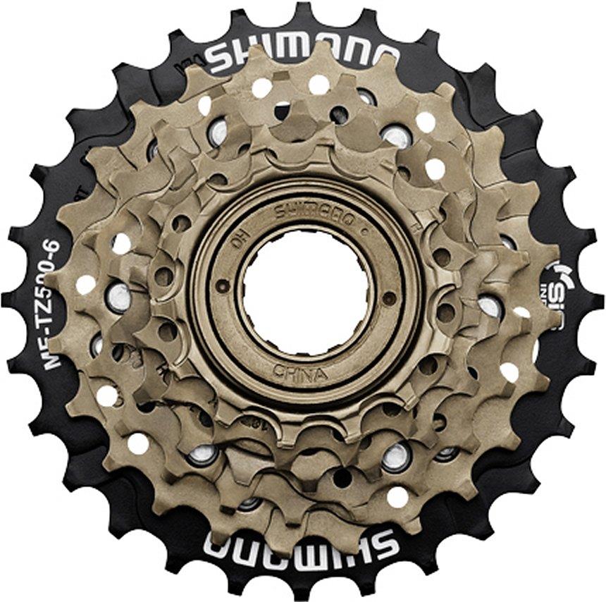 Shimano Schraubkranz MF-TZ500 6-fach 14-28 braun-schwarz