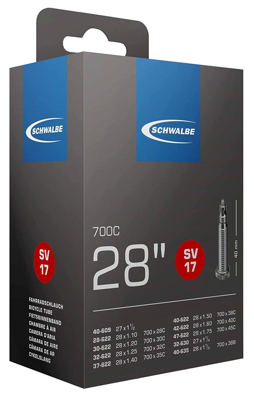 Schwalbe Schlauch 17 SV: 28-47 / 622-635