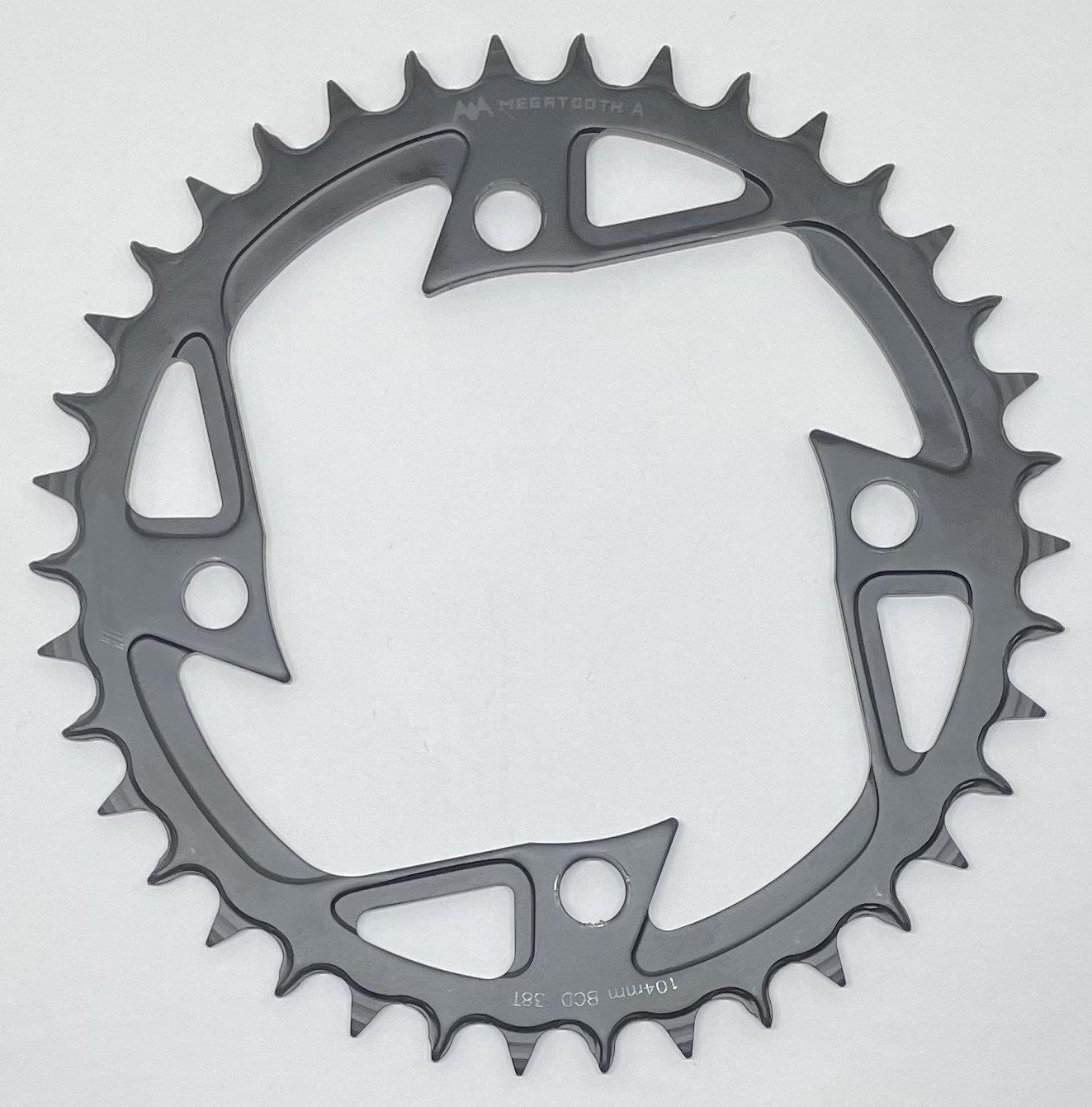 FSA Kettenblatt 104mm ø 38 Zähne Megatooth Stahl für Bosch / Brose E-Bikes mit 1 Kettenblatt WB486A-38T