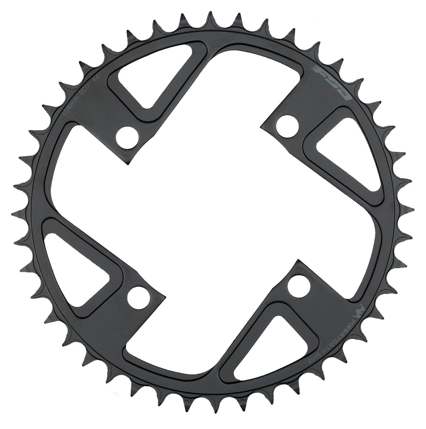 FSA Kettenblatt 104mm ø 44 Zähne Megatooth Stahl für Bosch / Brose E-Bikes mit 1 Kettenblatt SH12