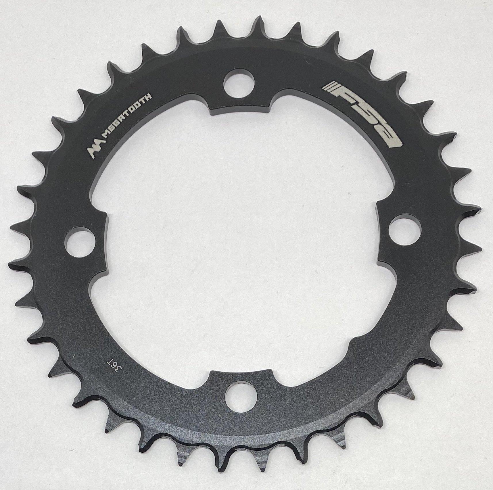 FSA Kettenblatt 104mm ø 36 Zähne Megatooth Alu für Brose E-Bikes mit 1 Kettenblatt WB382
