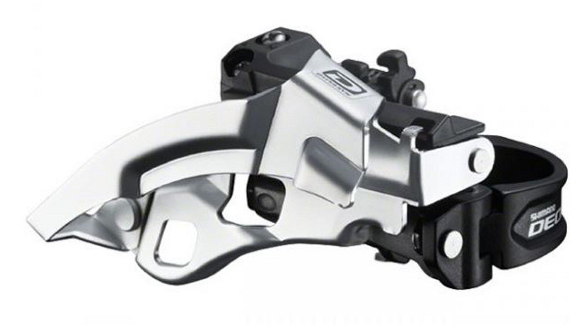 Shimano Umwerfer Deore FD-M6025-L ab 2018 10x2-fach Topswing Low-Clamp Dualpull 66-69° schwarz