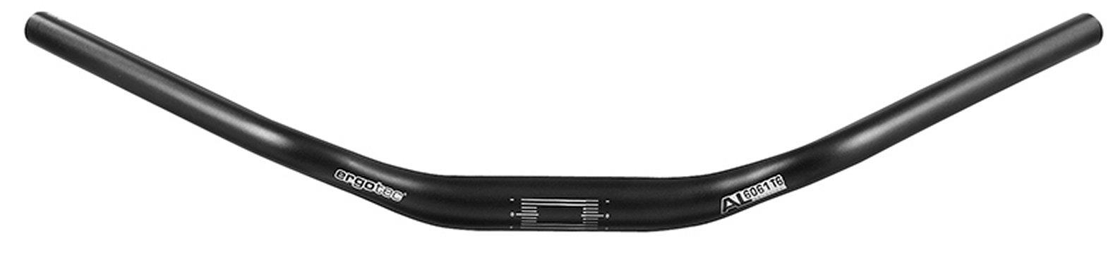 Diverse Hersteller Lenker Trekking Sport Alu schwarz Ø 31,8mm stark gebogen (Trekkingbügel)