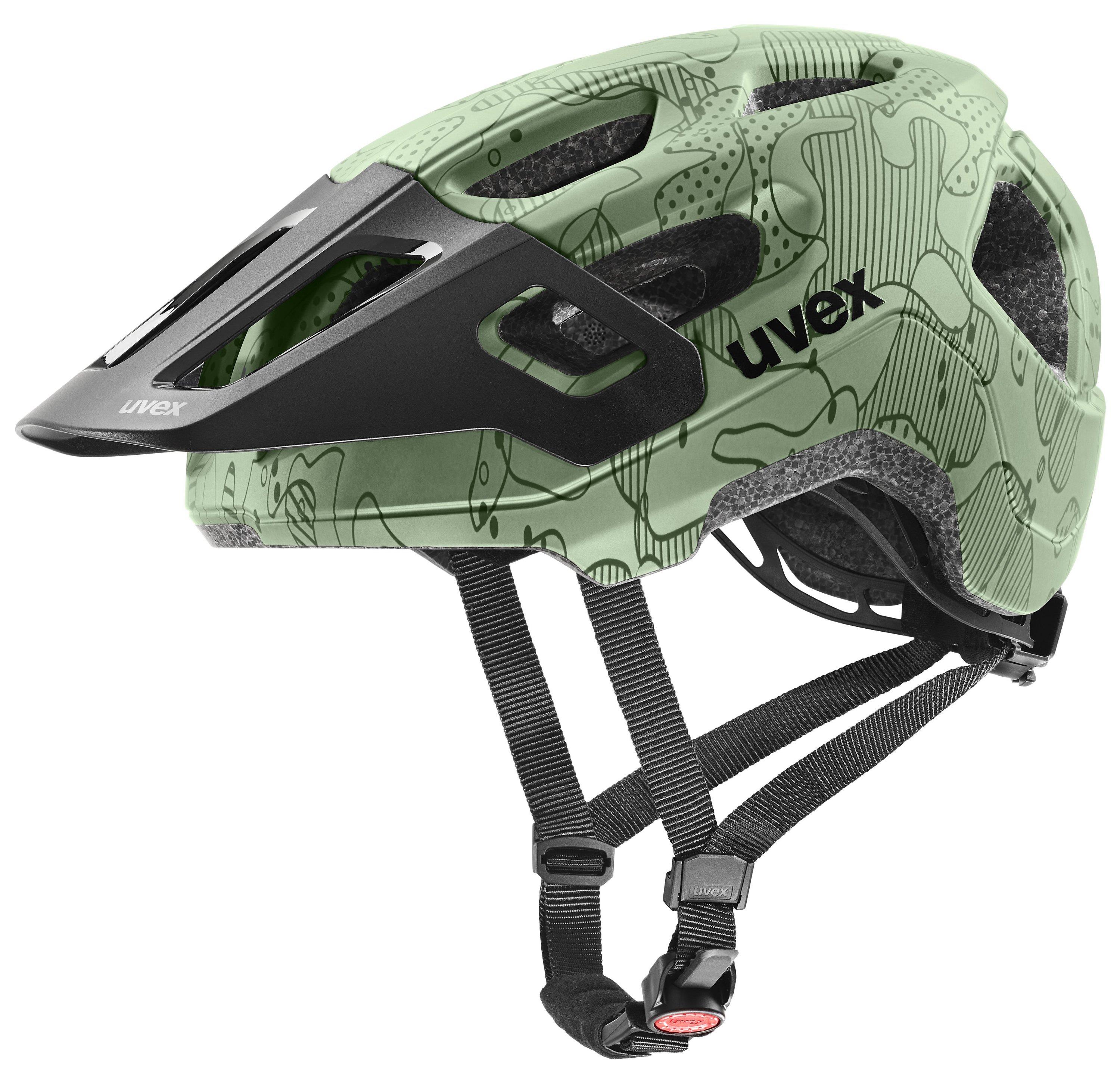 UVEX Helm React jr. 52-56cm moss green altimate matt