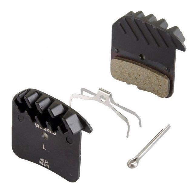 Shimano Bremsbeläge H03-A Kunststoff mit Alu-Trägerkörper und Kühlrippen Y-1XM98020