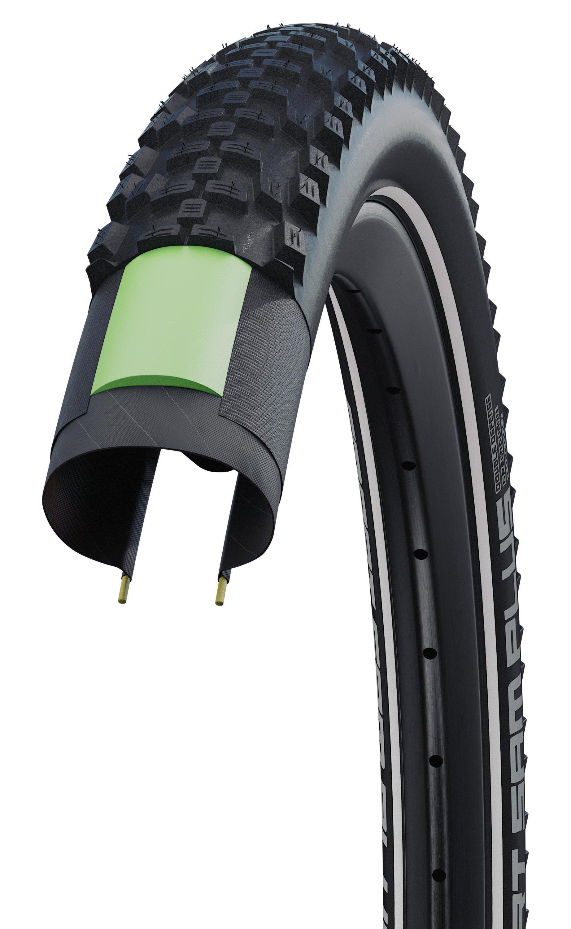 Schwalbe Reifen 27½ Zoll 2,10 / 54-584 (650B) Smart Sam Plus HS 624 Performance schwarz-Reflex