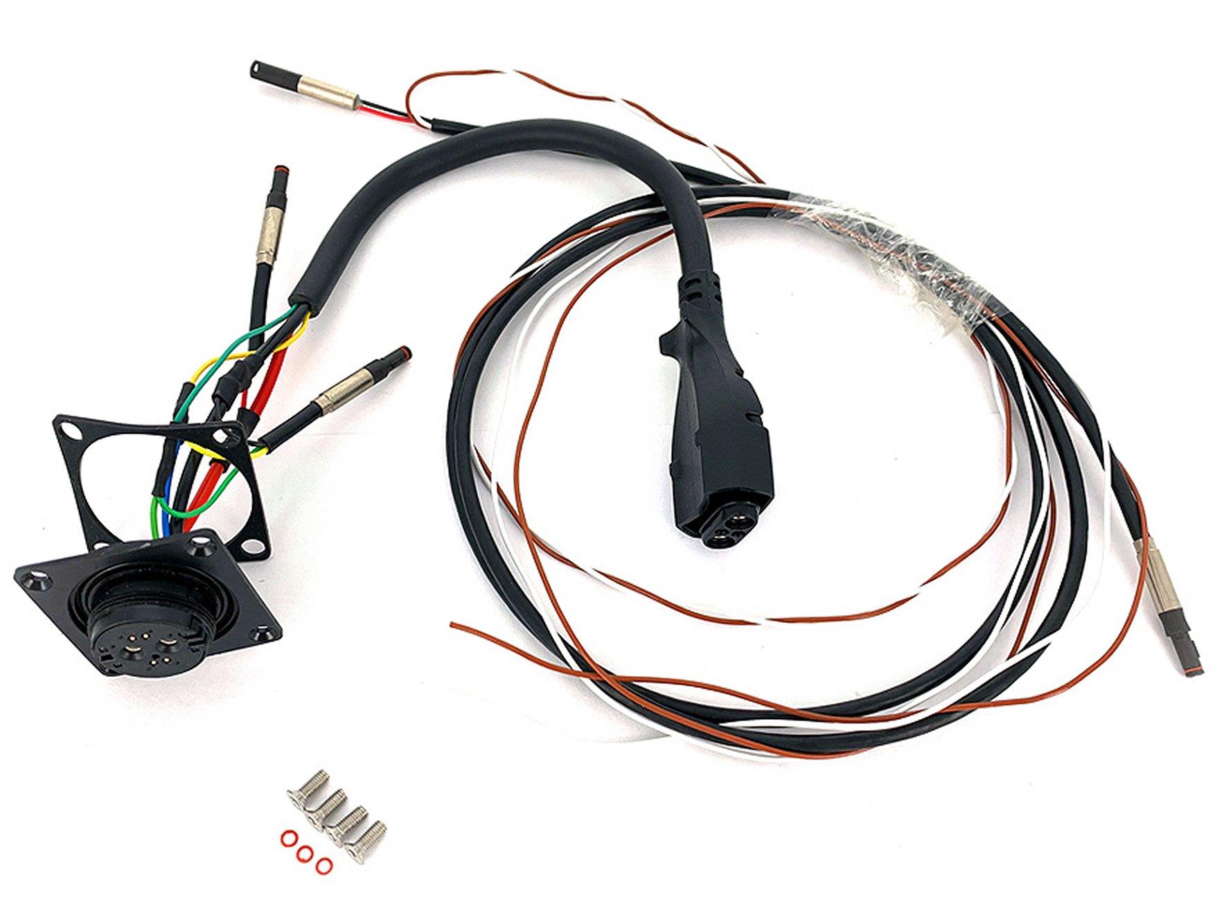Alber Kabelbaum 2015-16 für  Bulls GreenMover Sitzrohrakku (mit silbernem Lichtkabelstecker)