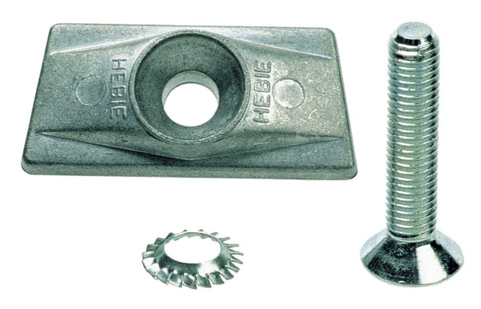 Hebie Ständerplatte breit mit Schraube 0699-02E