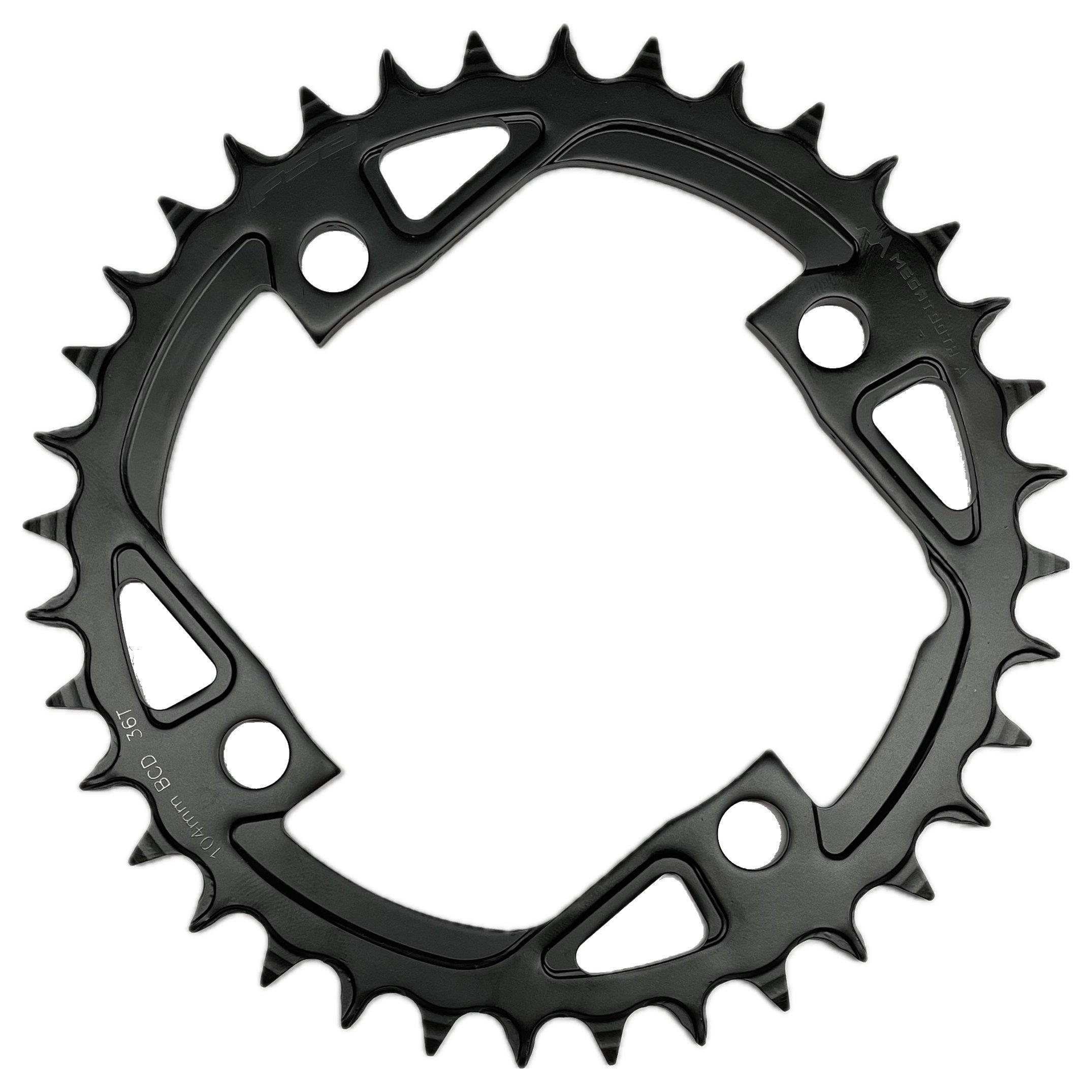 FSA Kettenblatt 104mm ø 36 Zähne Megatooth Stahl für Brose E-Bikes mit 1 Kettenblatt