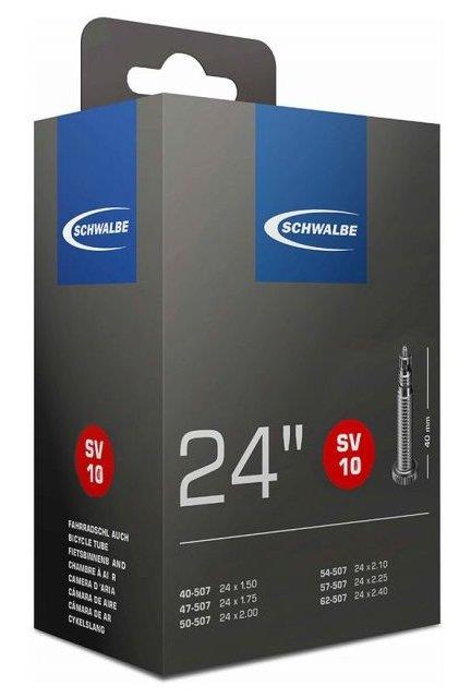 Schwalbe Schlauch 10 SV: 24x1.75-2.125 (47/62-507)