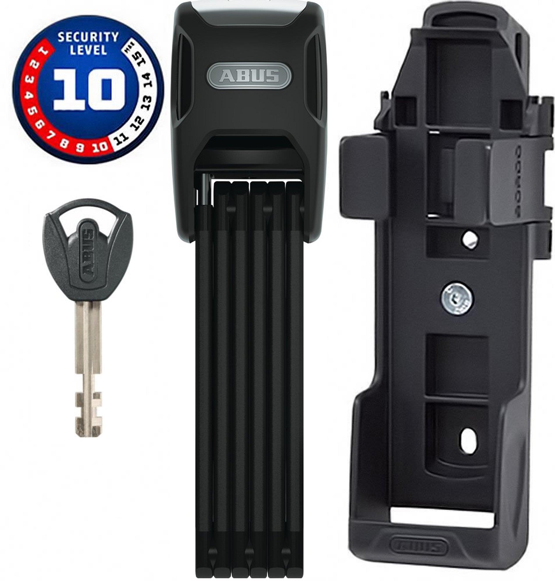 ABUS Faltbügelschloss Bordo Alarm 6000KA/90 SH black