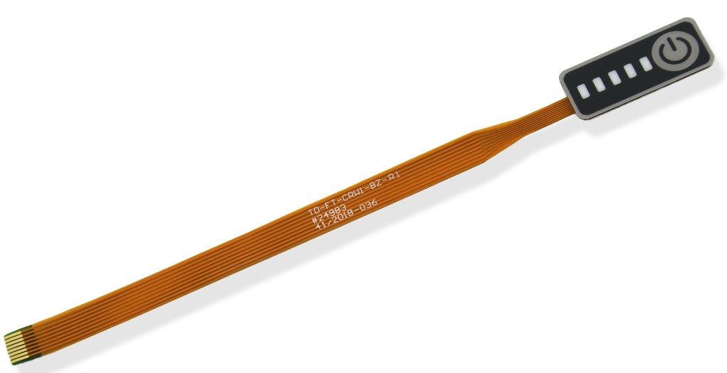 Bulls / BMZ LED-Folie mit Taster für integrierte Akkus 15x35mm Länge: 150mm