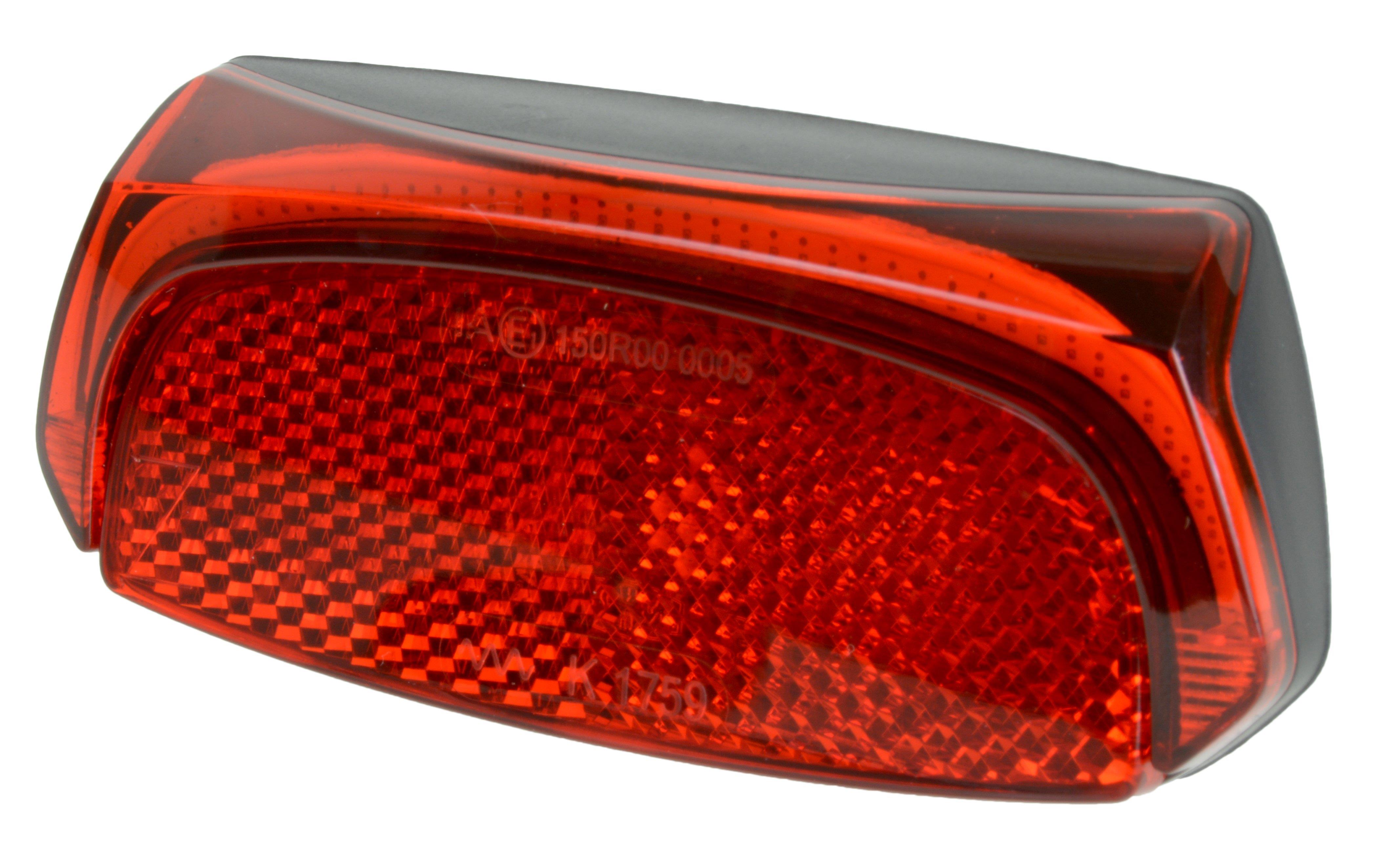 Fuxon Gepäckträgerrücklicht R-232-EB mit Standlicht 50mm Schraubenabstand 6-12V Gleichspannung