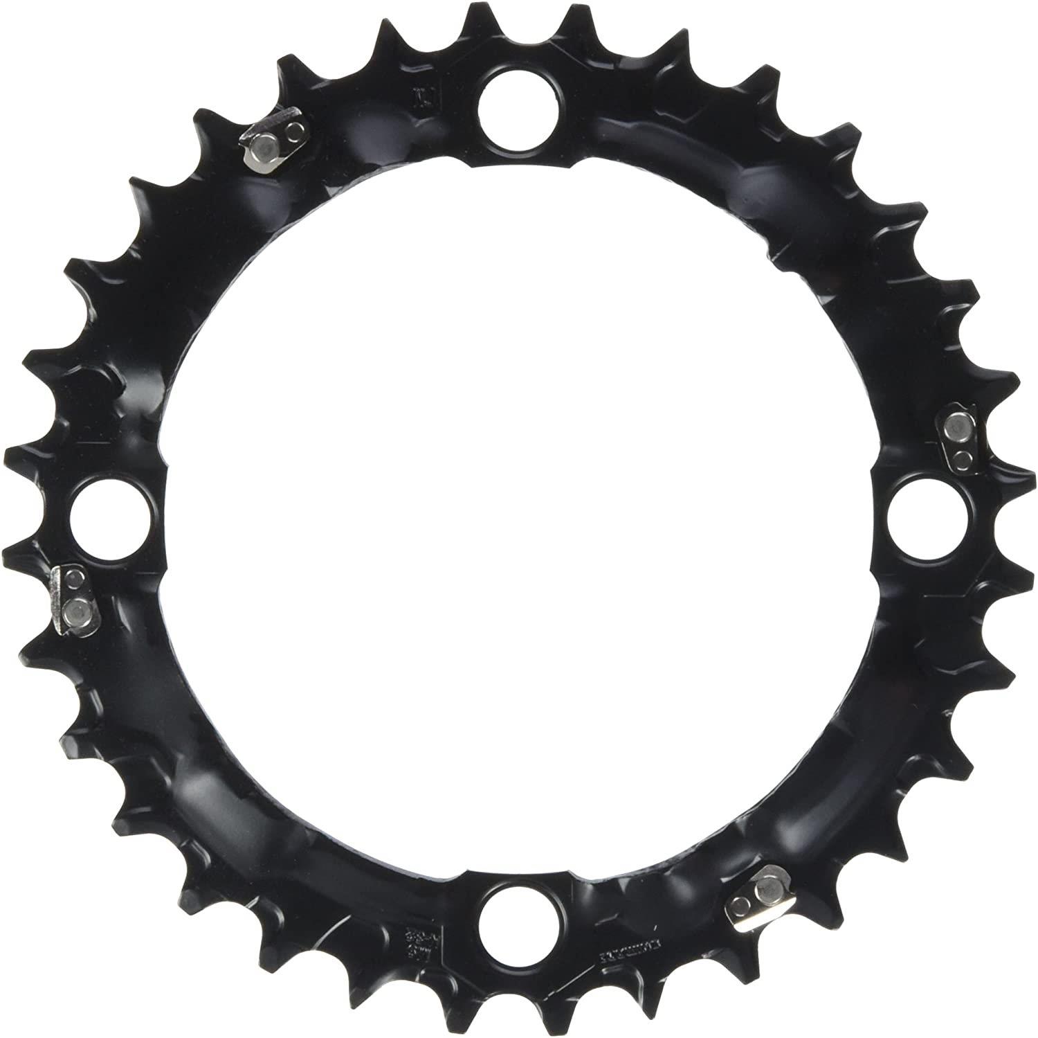 Shimano Kettenblatt Deore 2000 4-Arm 32 Zähne N-Type  IG schwarz Stahl (längere Lebensdauer) Y-1EA98100