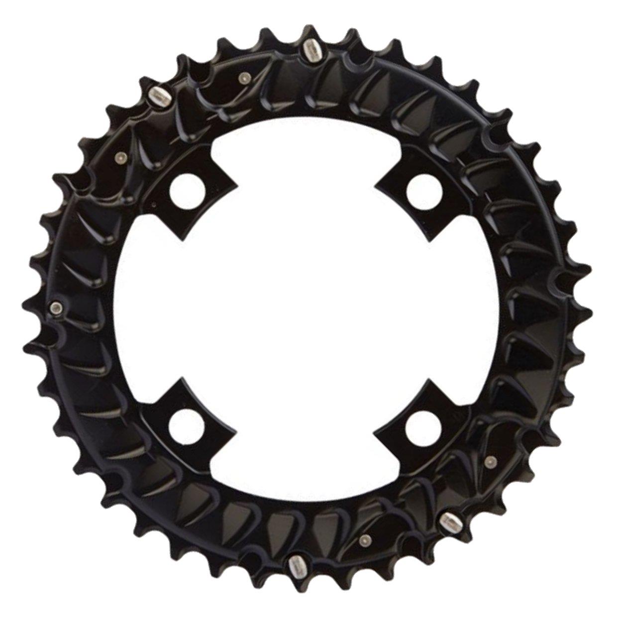 Shimano Kettenblatt Deore ab 2018 4-Arm 10-fach / 3-fach 40 Zähne AN-Type Alu schwarz Y1WC98020
