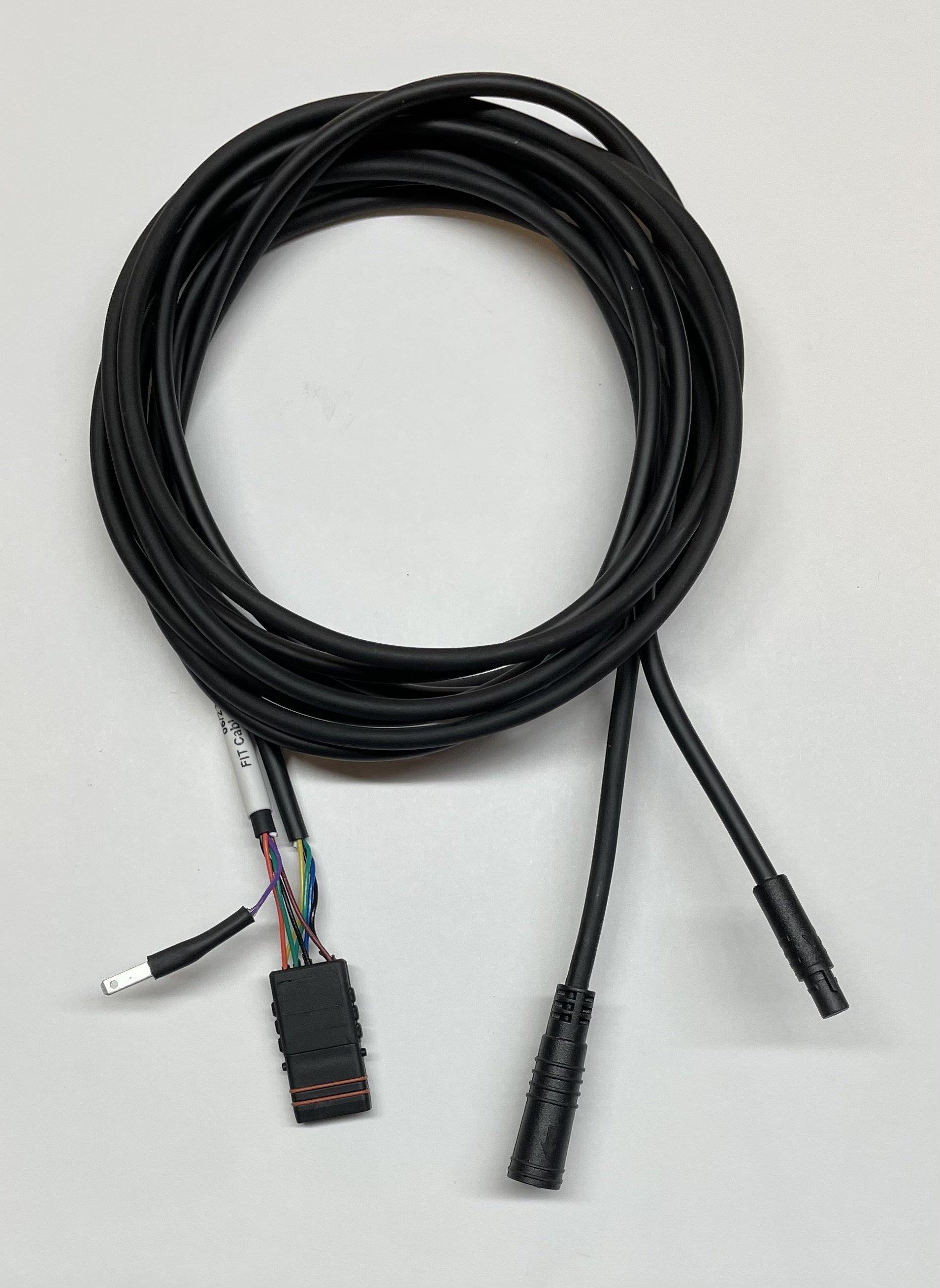Brose / BMZ Displaykabel ab 2018 (mit externer Wake-Leitung) Higo-Stecker und mit 2.Kabel f. USB-Stecker 1960mm