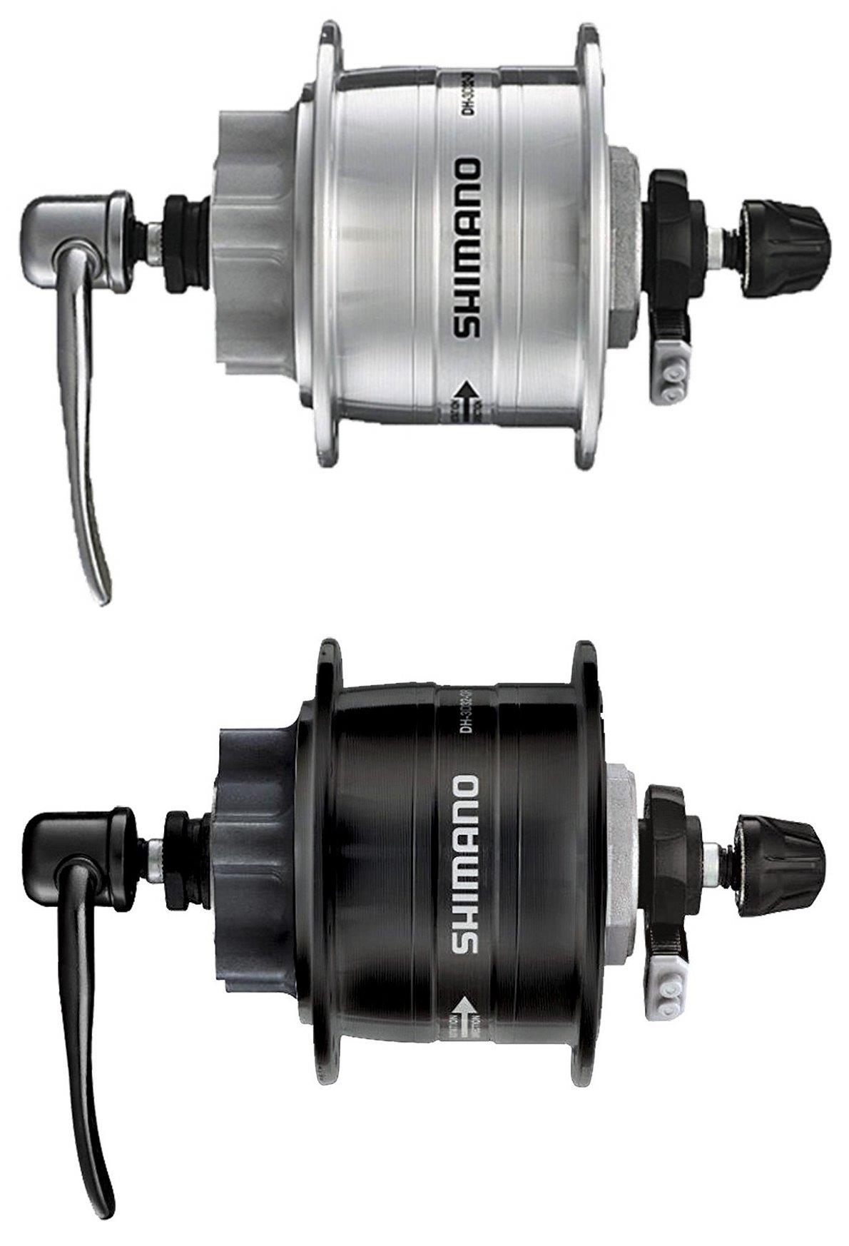 Shimano Nabendynamo DH-3D32 für Scheibenbremse 6-Loch mit Schnellspanner