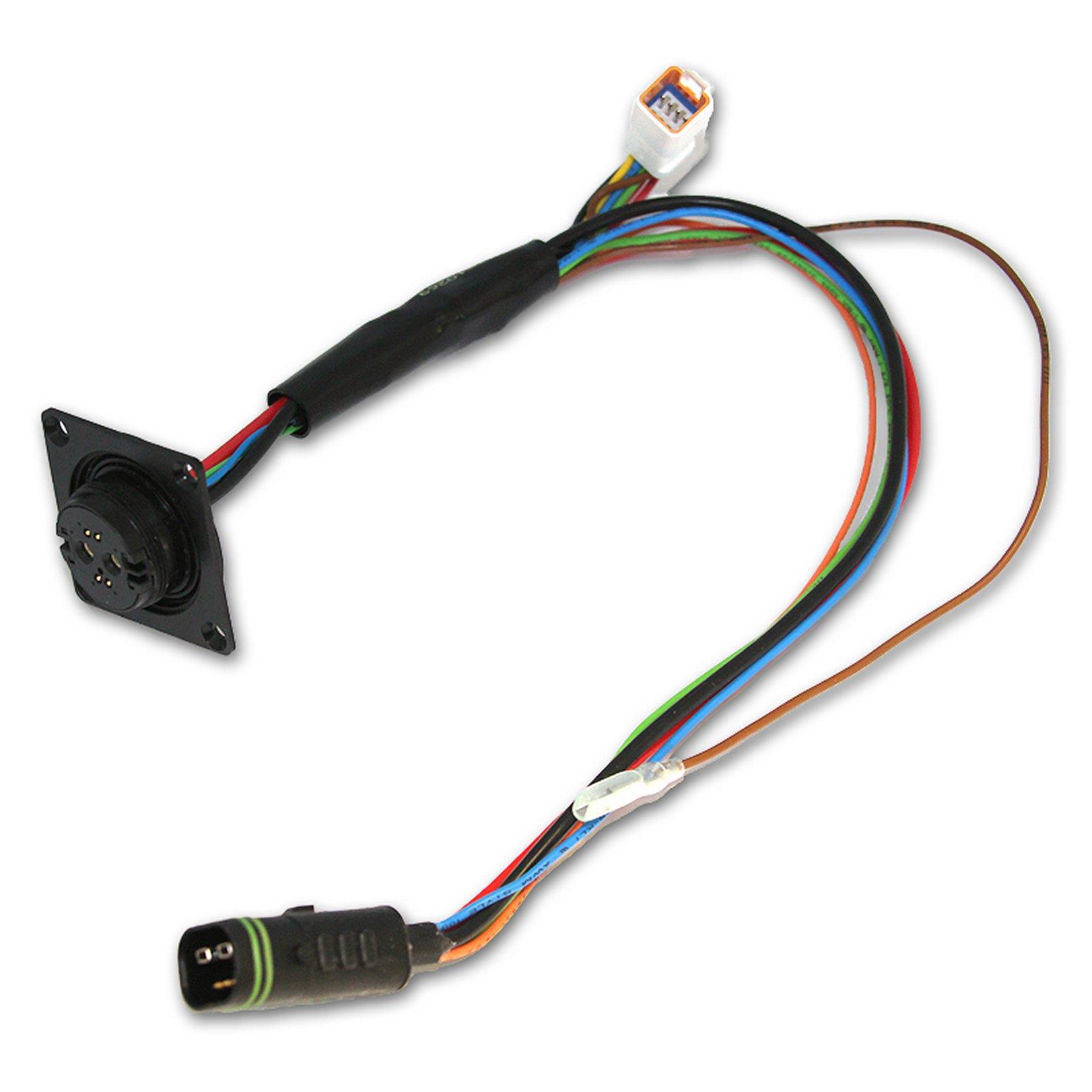 Brose / BMZ Akku-Kabel für Supercore-Akkus (T-Kabel) mit 90° abgewinkeltem Eukutec-Stecker 350mm