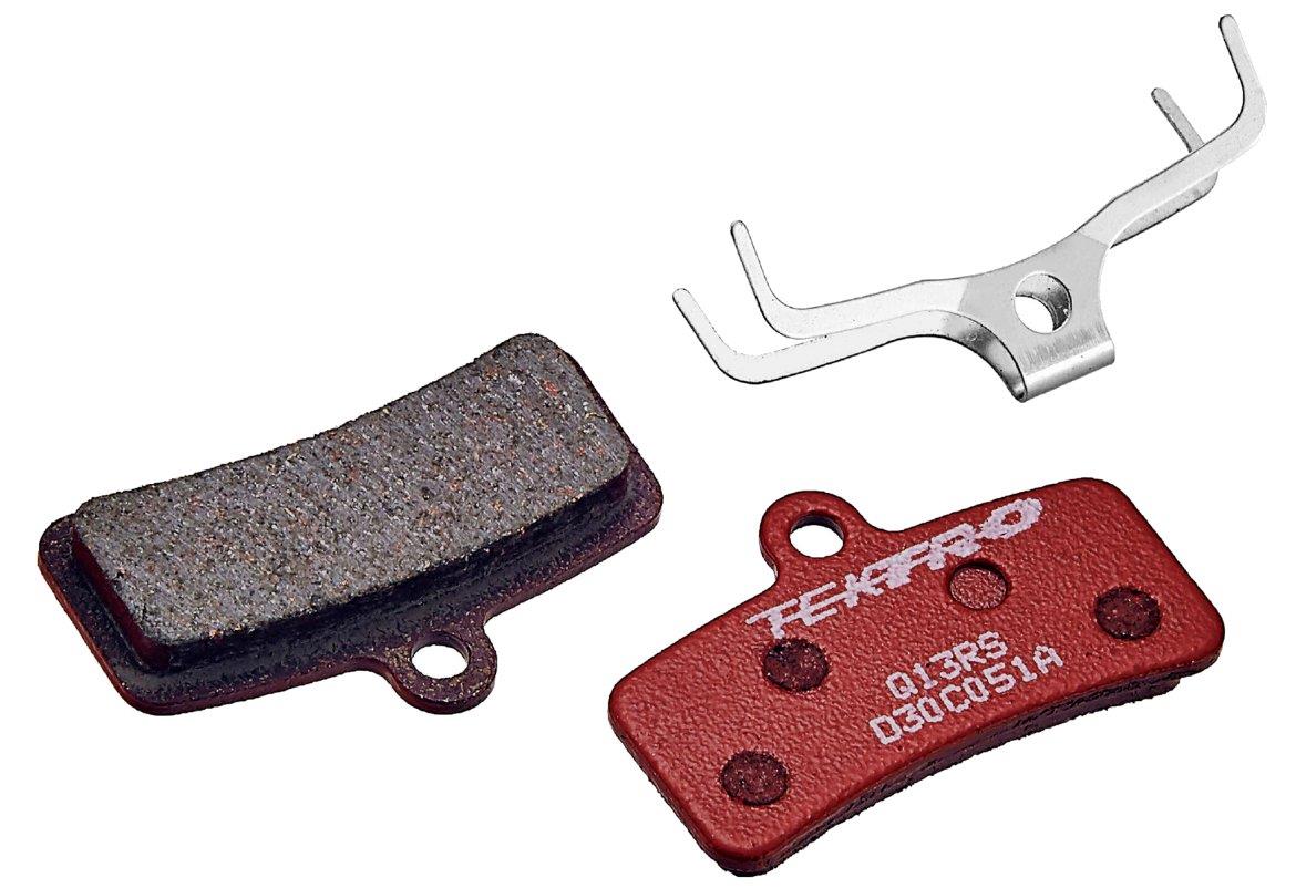 Tektro Bremsbeläge Q13RS Orion 4-Kolben für 2,3mm Scheiben Resin (rot)