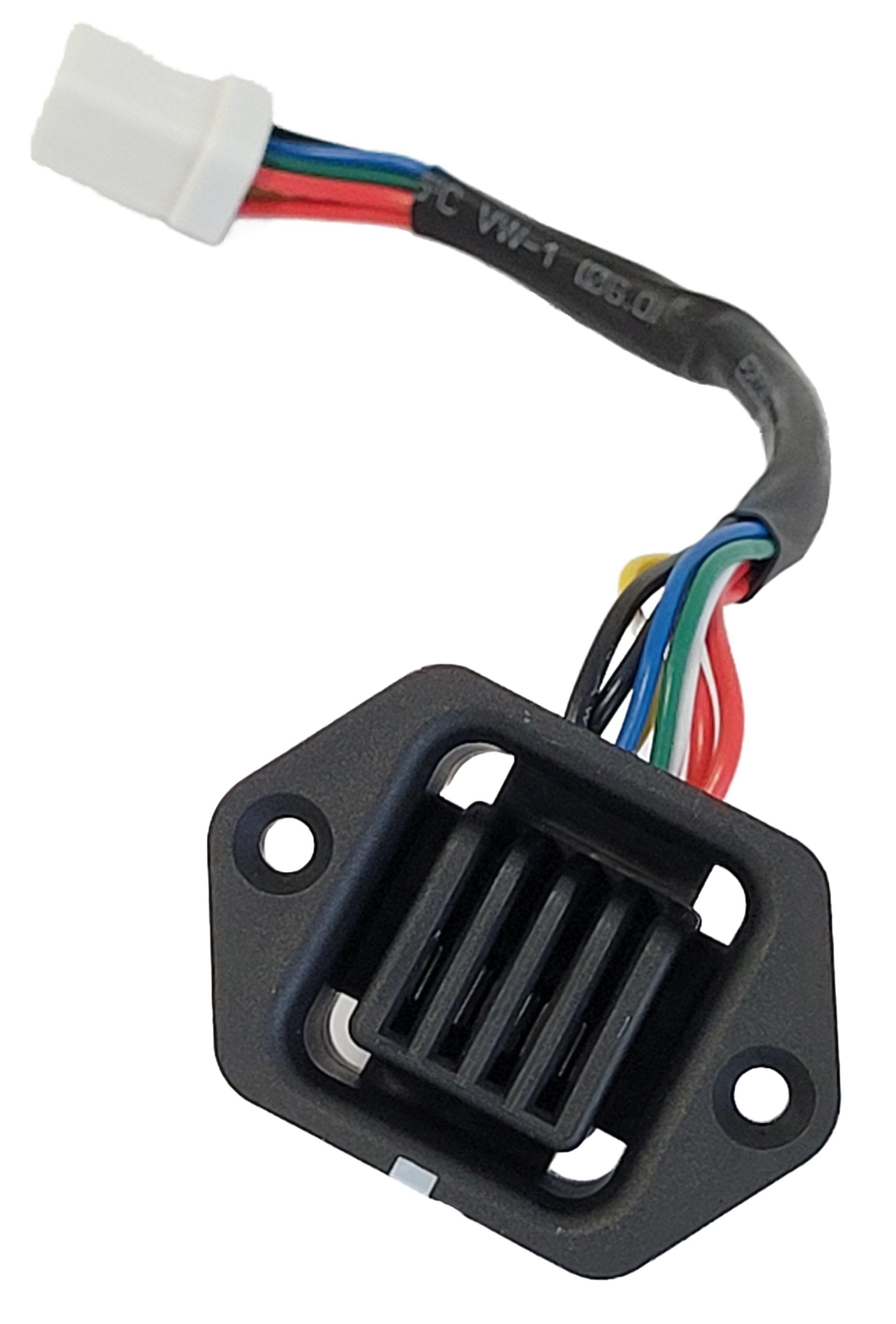 Biketec Ladeanschluss FIT 2.0 für Rahmeneinbau mit 110mm Kabel CF2.1 (2Fix)