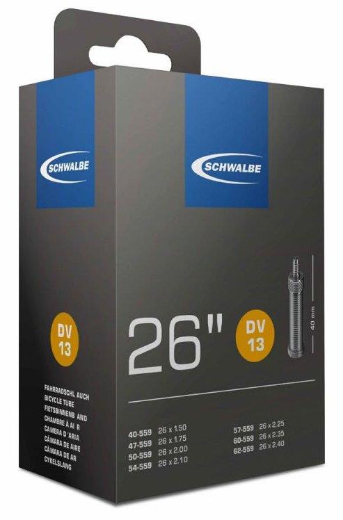 Schwalbe Schlauch 13 DV: 26x1.50-2.50  40-62 / 559