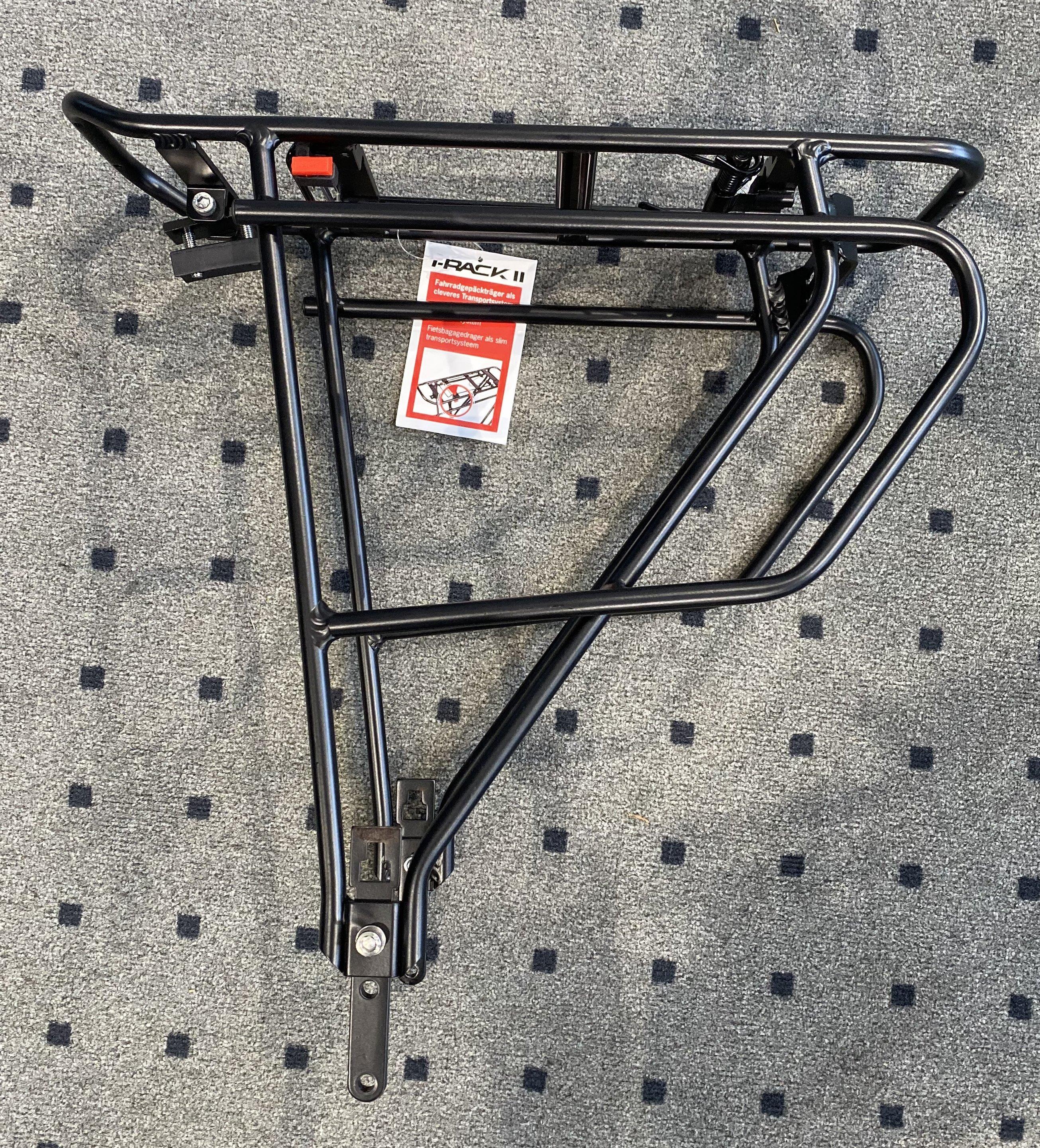 Standwell 28" Alu Rohrträger I-Rack-2 wie Solero ab 2020 schwarz mit Bef. am Schutzblech