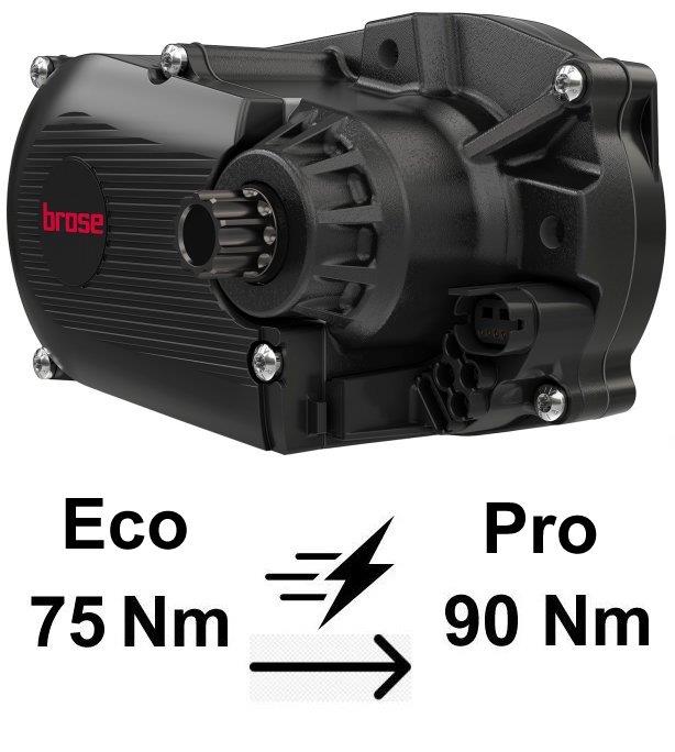 Biketec Motor-Upgrade Brose Eco (75Nm) -> Pro (90Nm) ohne Versand