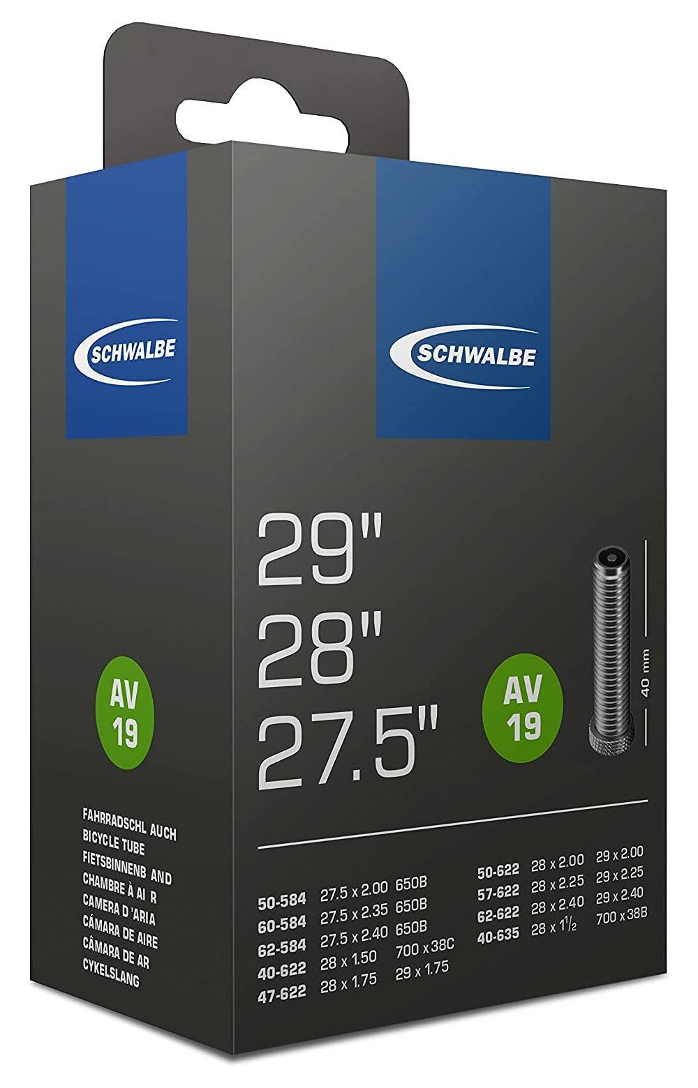 Schwalbe Schlauch 19 AV: 40-62 / 584-635