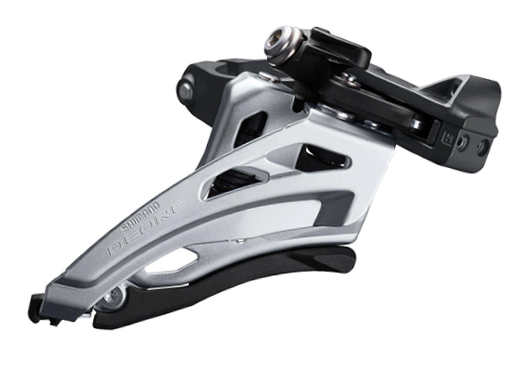 Shimano Umwerfer Deore FD-M6020-M ab 2018 10x2-fach Sideswing Middle-Clamp Frontpull 66-69° schwarz ***