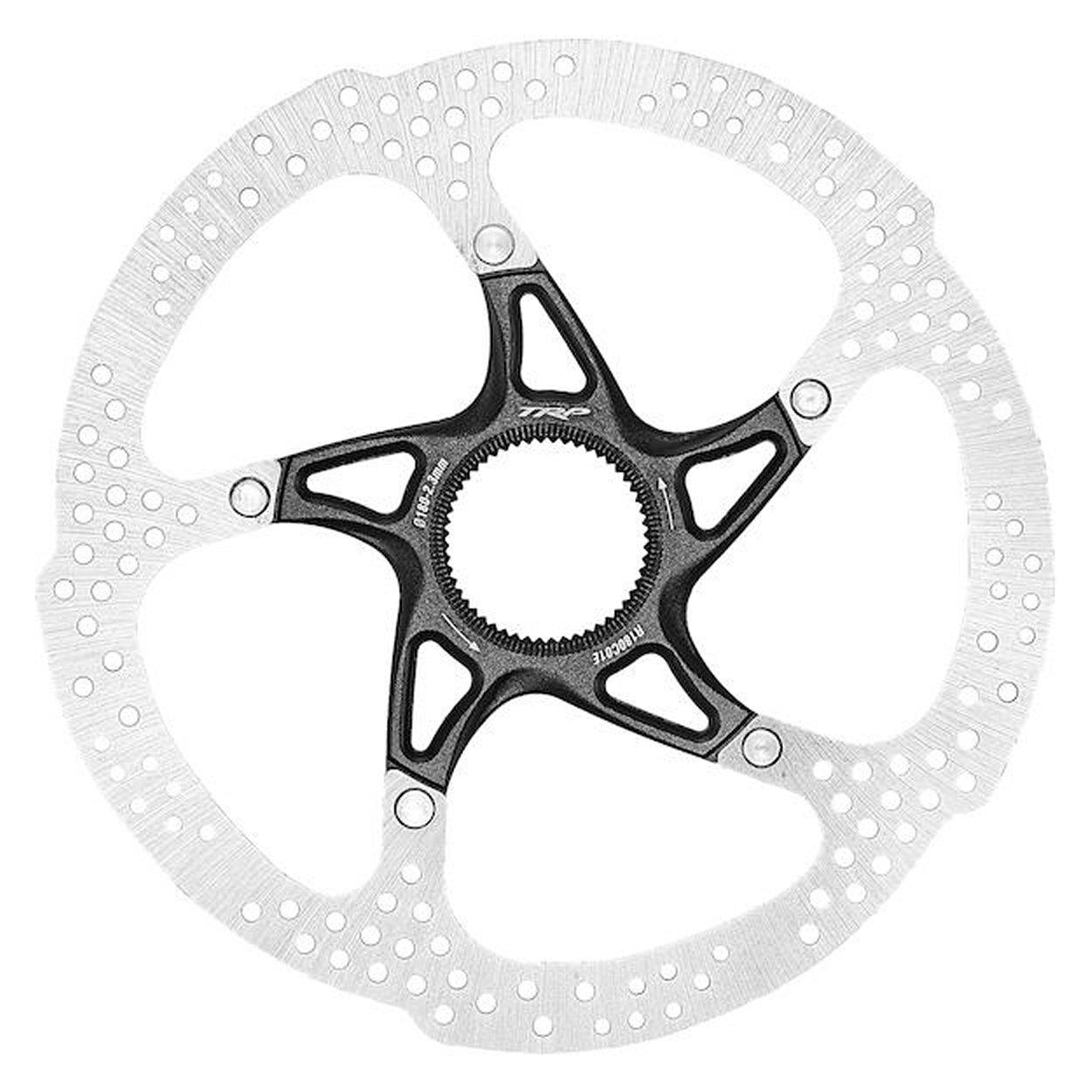 Tektro / TRP Bremsscheibe R1C 2,3mm 180mm mit Alu-Spider Centerlock
