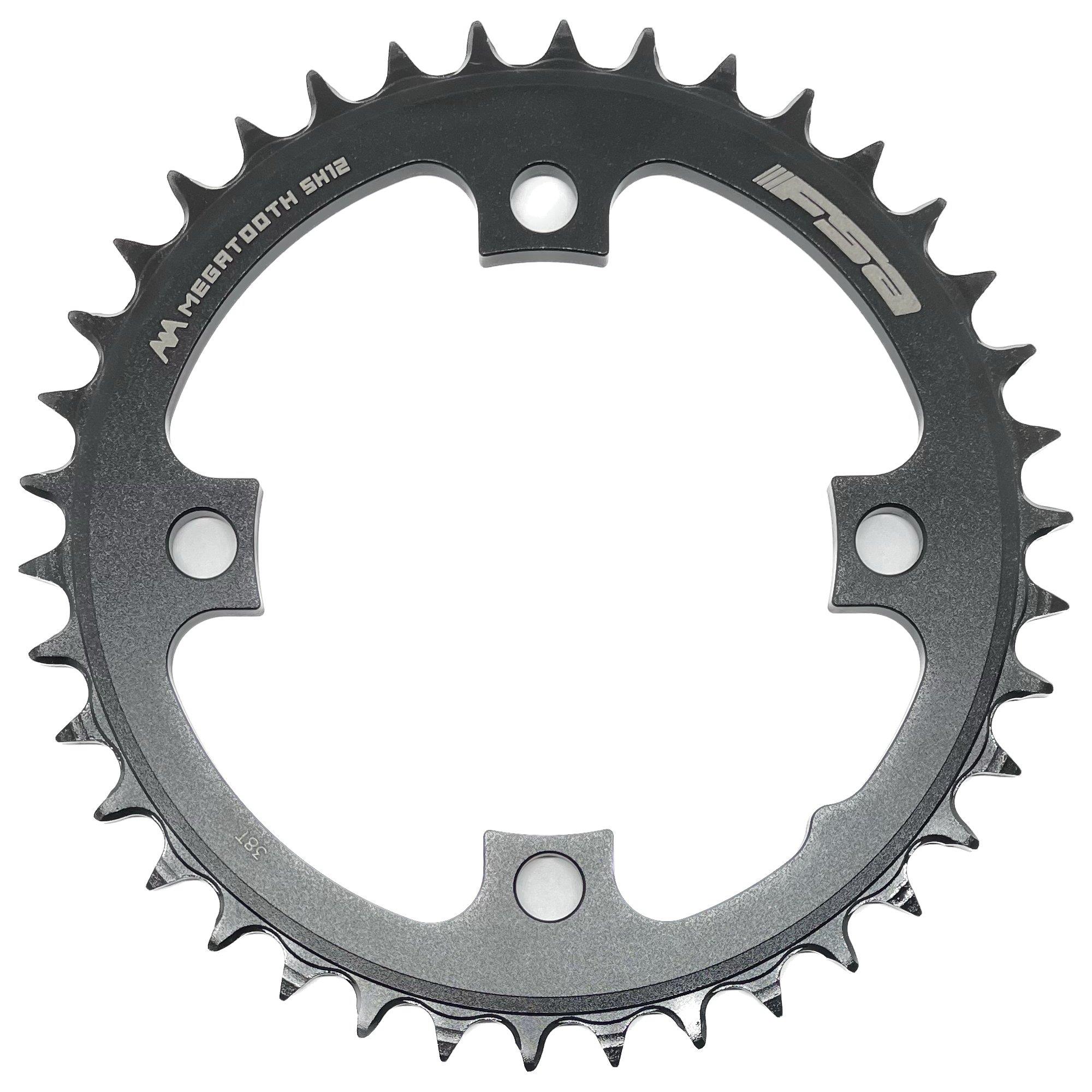 FSA Kettenblatt 104mm ø 38 Zähne Megatooth Alu für Bosch / Brose E-Bikes Shimano 12-Gang WB617-38T