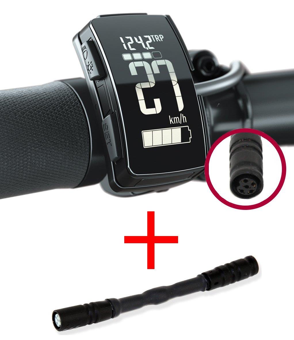 Brose Bediendisplay ab 2019 Sport Remote 14d (im Bedienteil) Bloks mit Adapter auf Gen.1 Stecker
